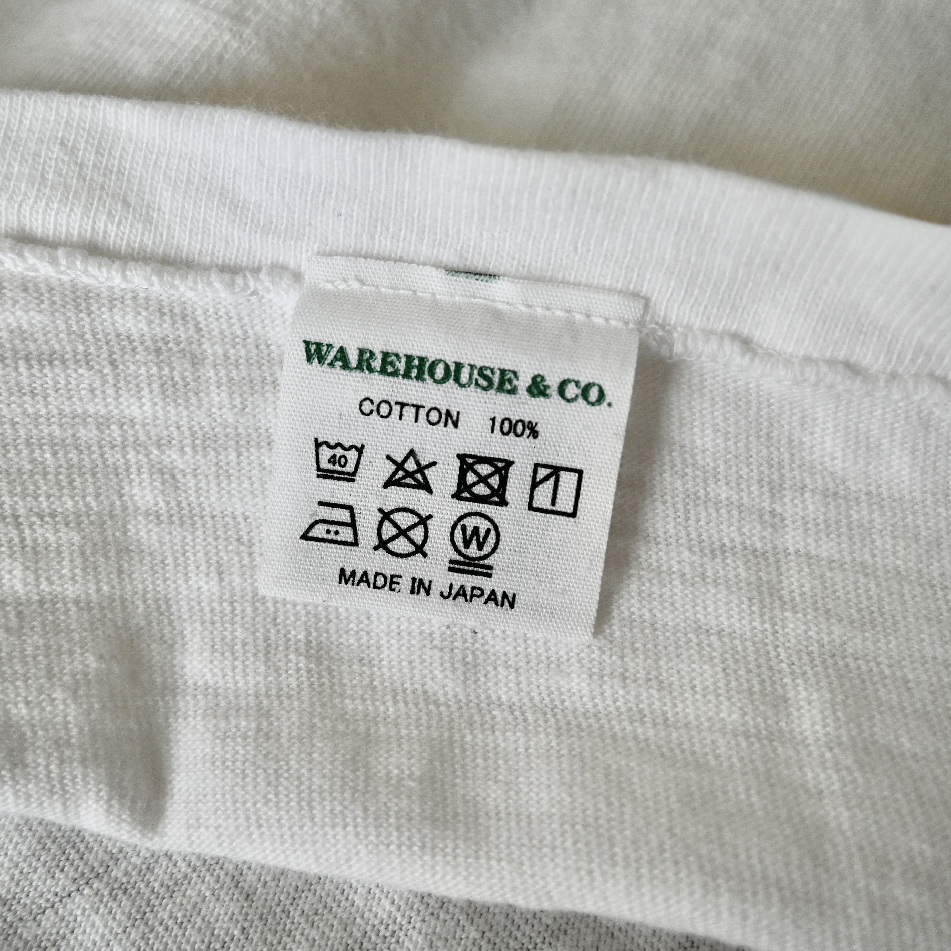 Warehouse Warehouse "shadow border" henley neck t-shirt made in Japan Size US XL / EU 56 / 4 - 13 Thumbnail