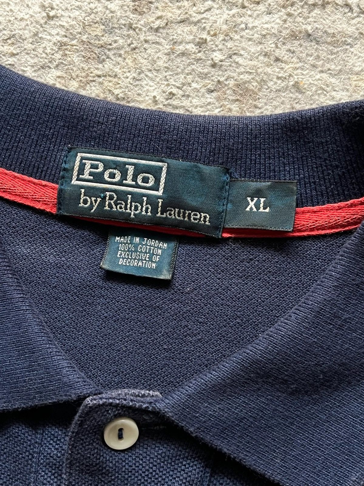 Ralph Lauren Polo Ralph Lauren Sz XL Crest Polo Shirt Navy Size US XL / EU 56 / 4 - 4 Thumbnail