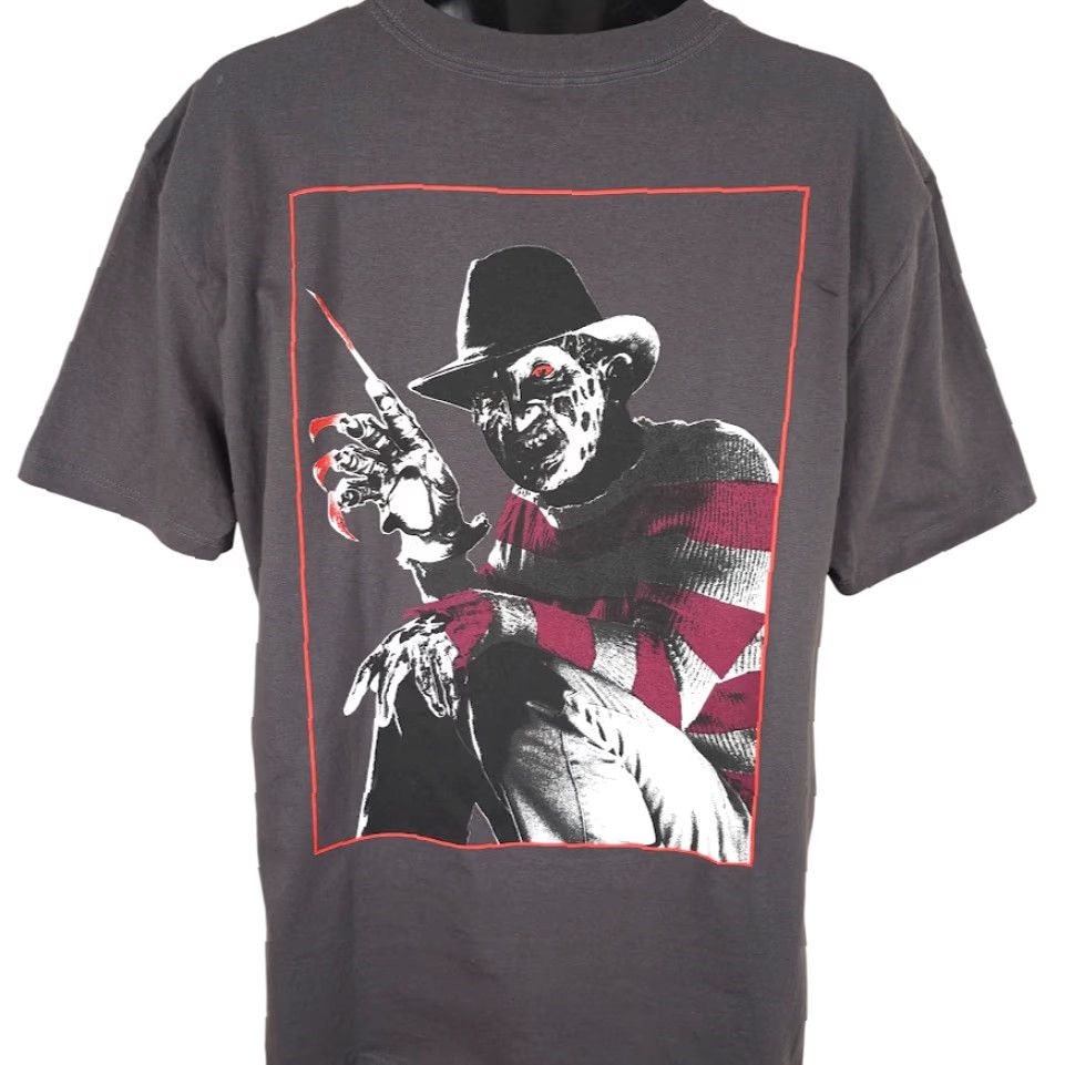Vintage VINTAGE Nightmare On Elm Street T Shirt Mens Size XL Gray Freddy Krueger Horror Tee Size US XL / EU 56 / 4 - 4 Thumbnail