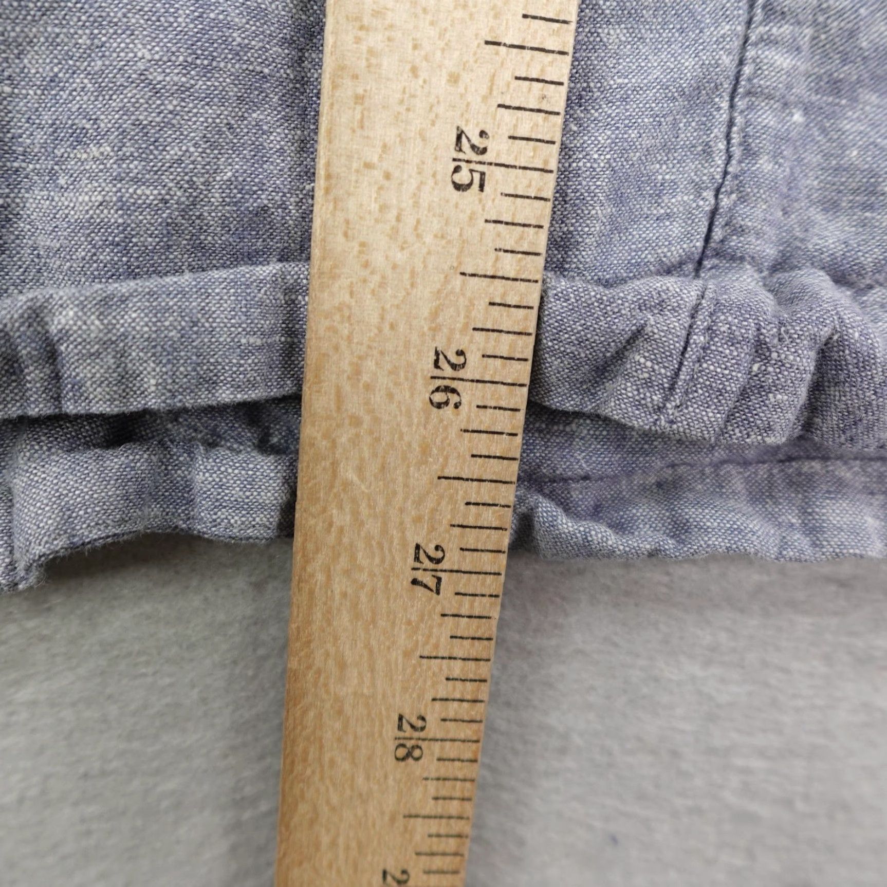 Patagonia Patagonia Shirt Womens 8 Blue Long Sleeve Highlands Pearl Snap Hemp Blend Top Size M / US 6-8 / IT 42-44 - 6 Thumbnail