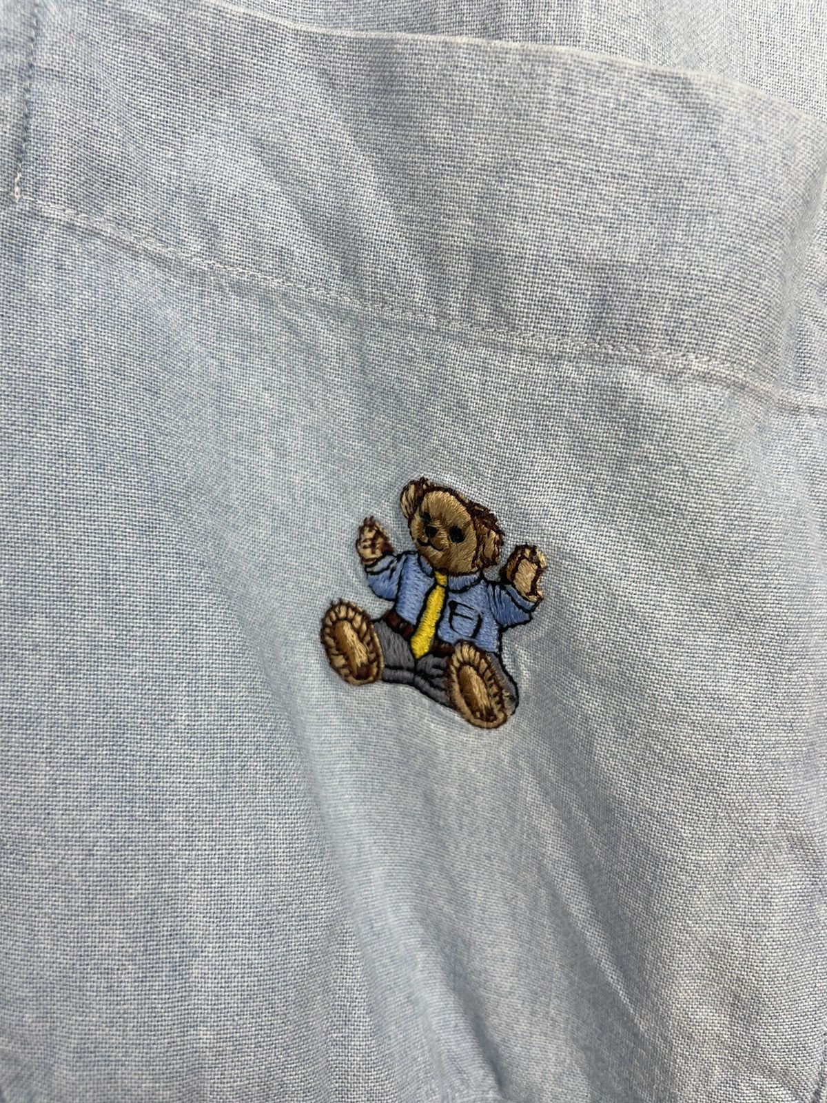 Chaps 🐻 Vintage Chaps Ralph Lauren Bear half button shirt Size US M / EU 48-50 / 2 - 4 Thumbnail