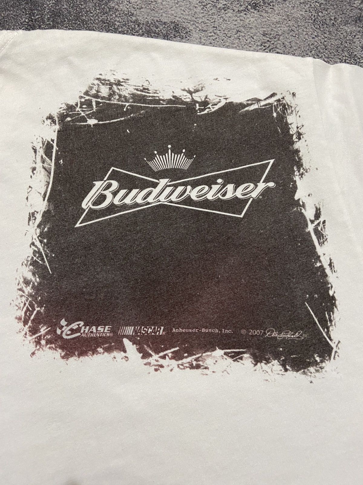 NASCAR Y2K Nascar budweiser Dale Earnhardt Jr Tee Size US XXL / EU 58 / 5 - 4 Thumbnail