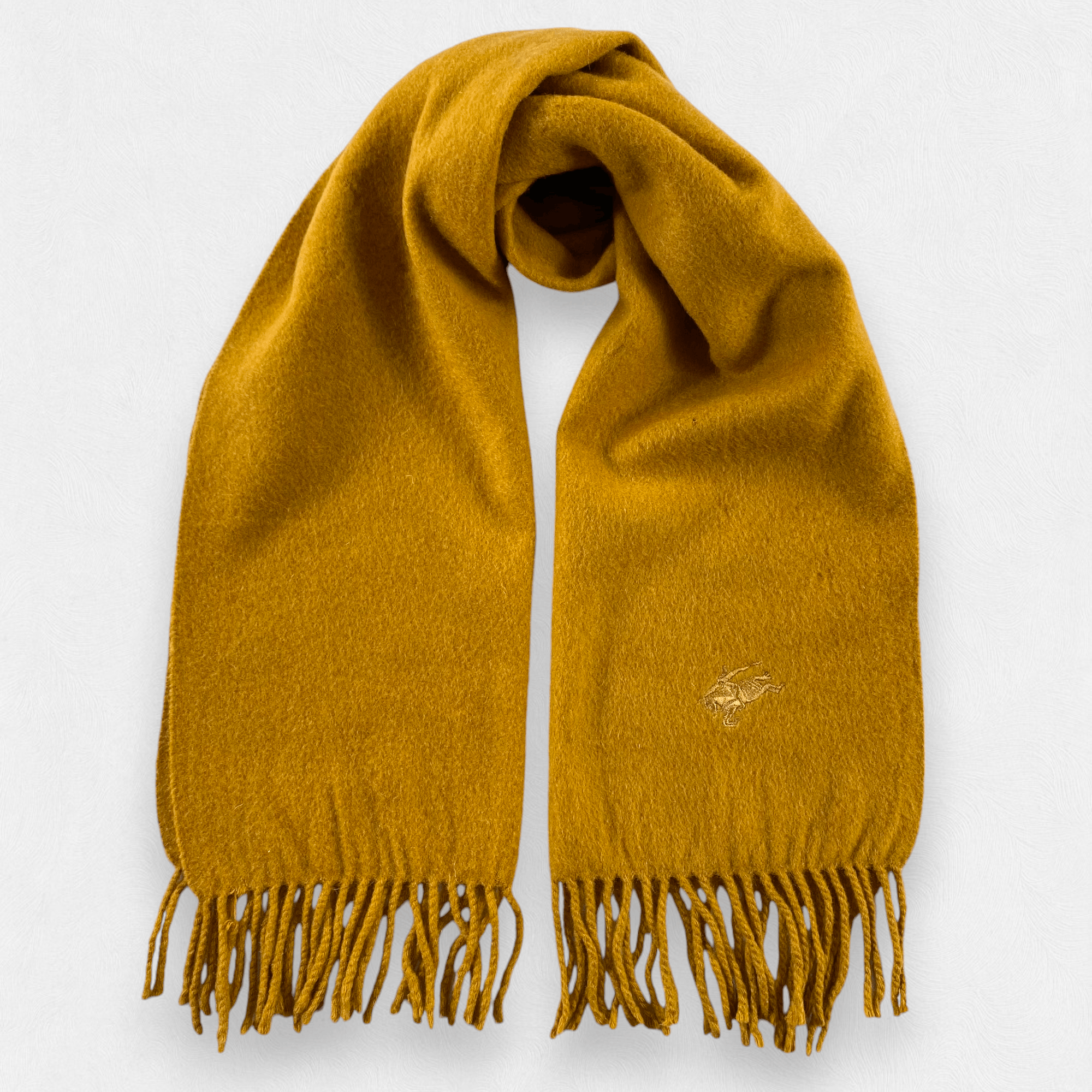 Burberry × Vintage Vintage Burberry Scarf Neck Wrap Cashmere Muffler Size ONE SIZE - 1 Thumbnail