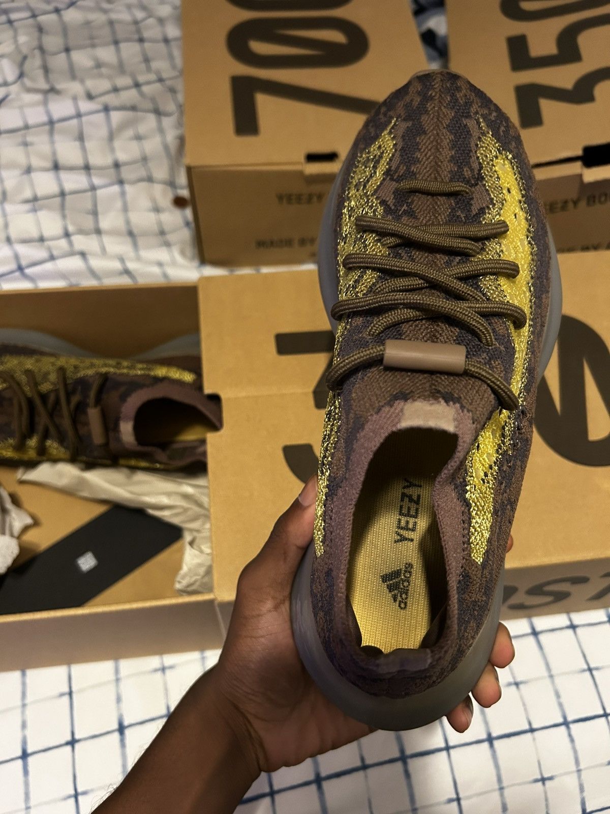 Yeezy Brown and black Yeezy Boost 380 trainers Size US 8 / EU 41 - 6 Thumbnail
