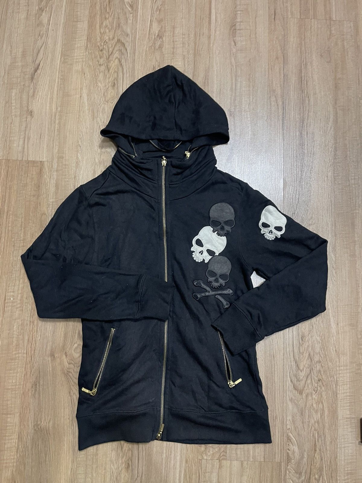 Seditionaries Andre Malraur Skull Hoodie Size US M / EU 48-50 / 2 - 1 Thumbnail