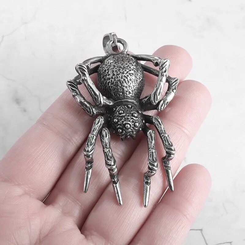 Vintage Vintage Spider Chain Pendant Necklace Size ONE SIZE - 6 Thumbnail