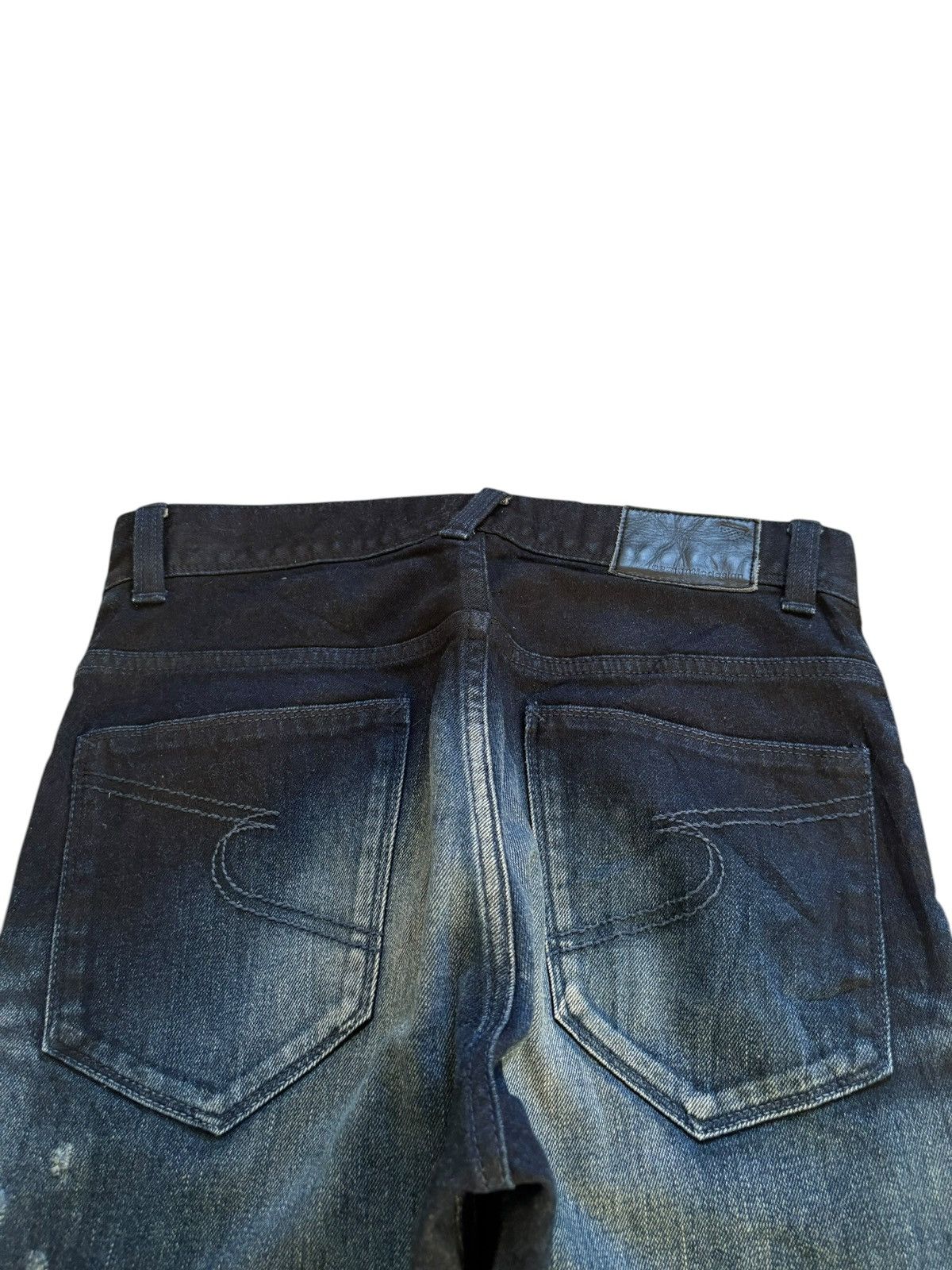 Japanese Brand × Seditionaries × semanticdesign Vintage Semantic Design Indigo Distressed Slim Fit Jeans Size US 29 - 8 Thumbnail
