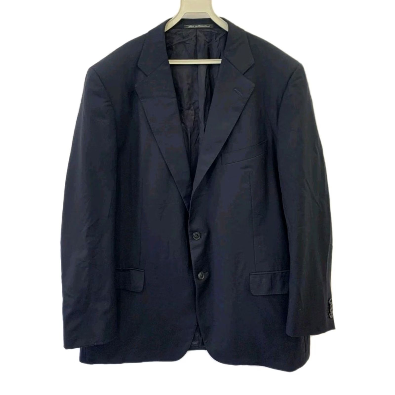 Ermenegildo Zegna VINTAGE Ermenegildo Zegna Blazer Navy XXL Adult Men’s Two-Button Sport Coat 100% Wool Super 100s Fine Worsted Made in Switzerland Size 48R - 2 Thumbnail