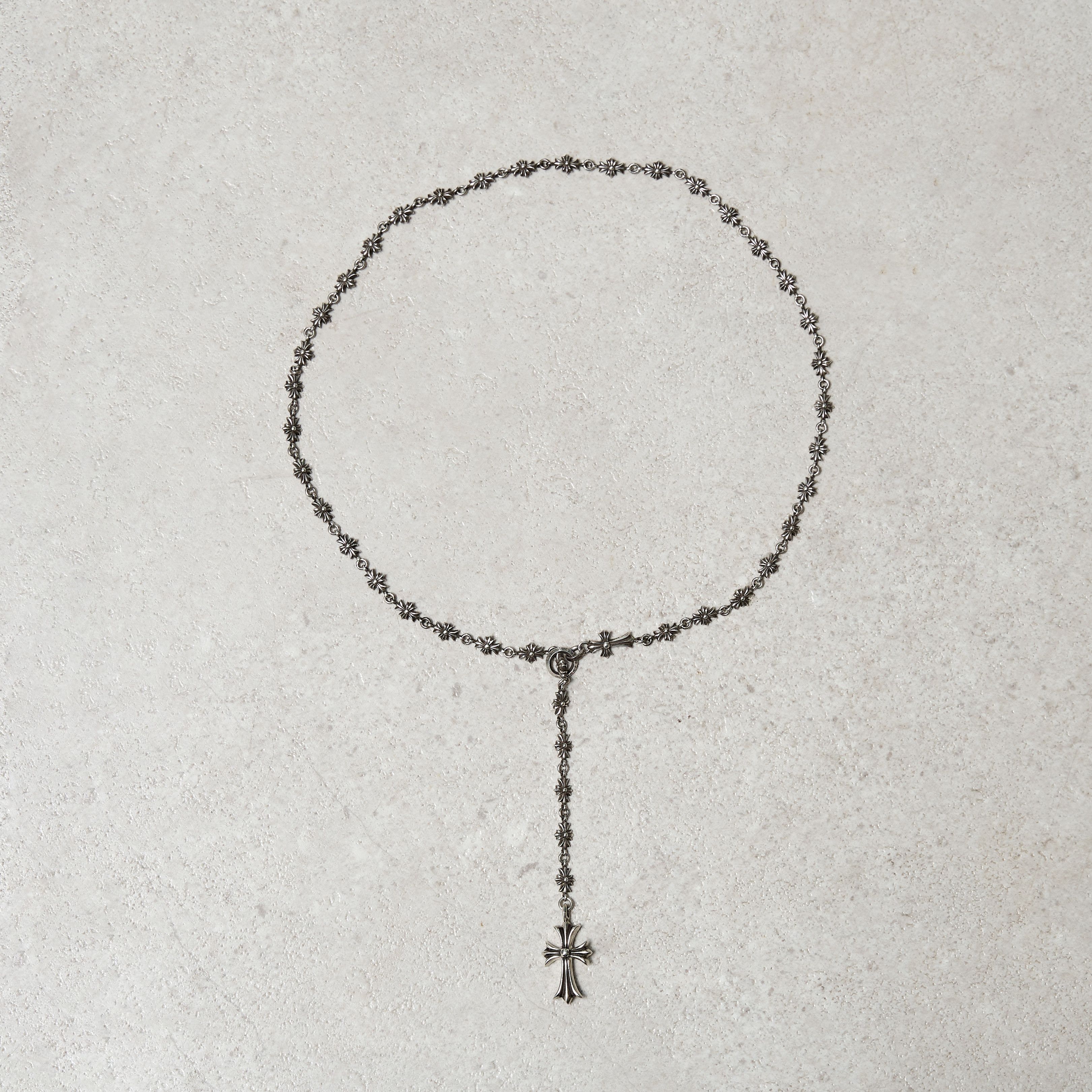 Chrome Hearts CHROME HEARTS Long Multi-Cross Rosary Necklace SILVER Size ONE SIZE - 1 Thumbnail