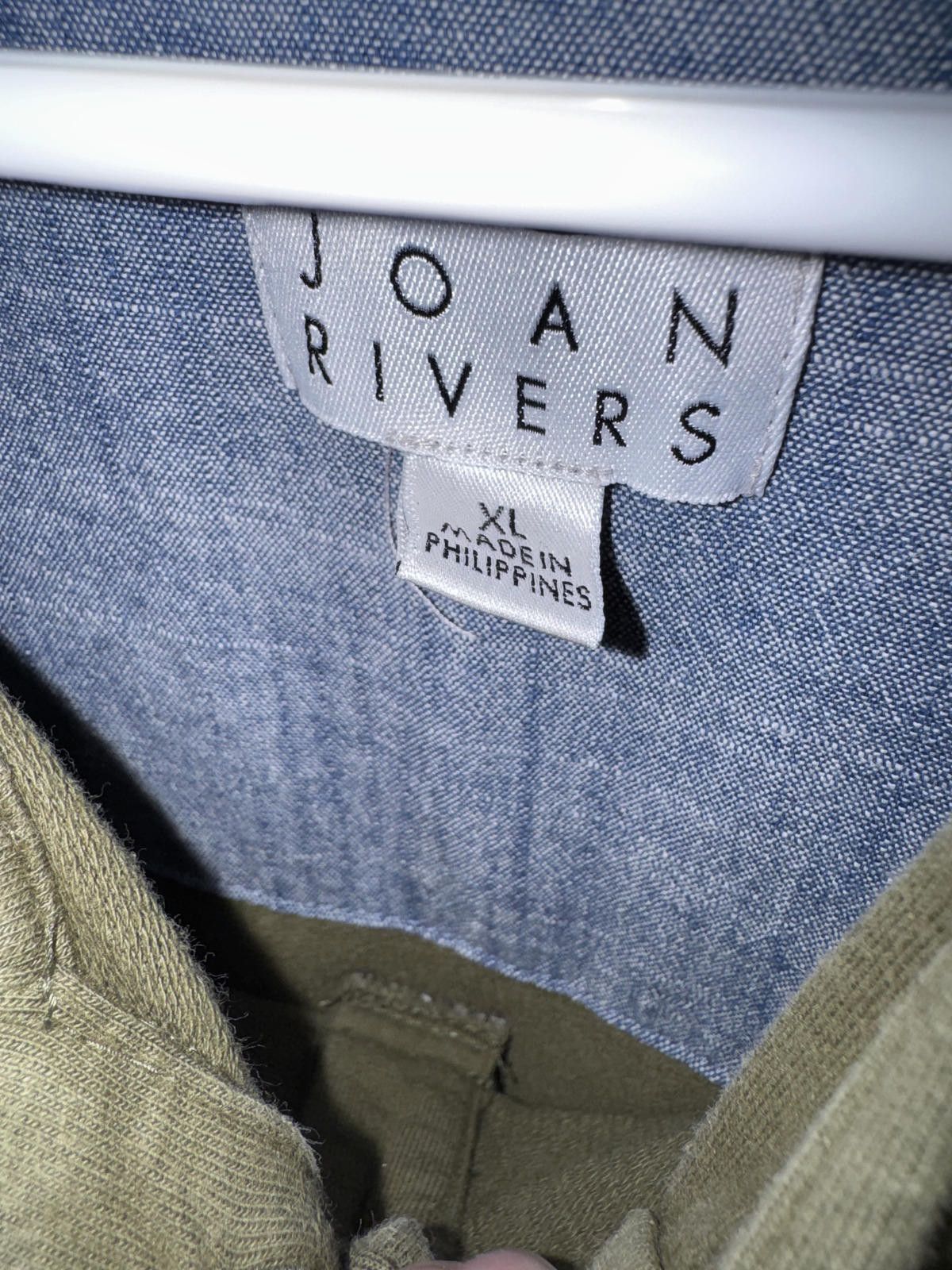 Other Joan Rivers XL Olive Green Short Sleeve Hoodie Size XL / US 12-14 / IT 48-50 - 2 Thumbnail