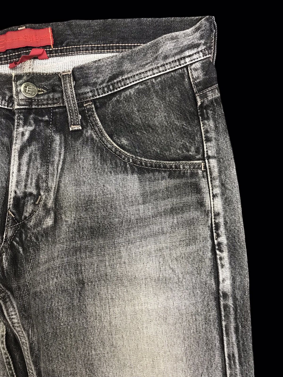 Edwin 💥ARCHIVAL💥VERY RARE EDWIN E-FUNCTION BLACK WASH DENIM F350 Size US 32 / EU 48 - 4 Thumbnail