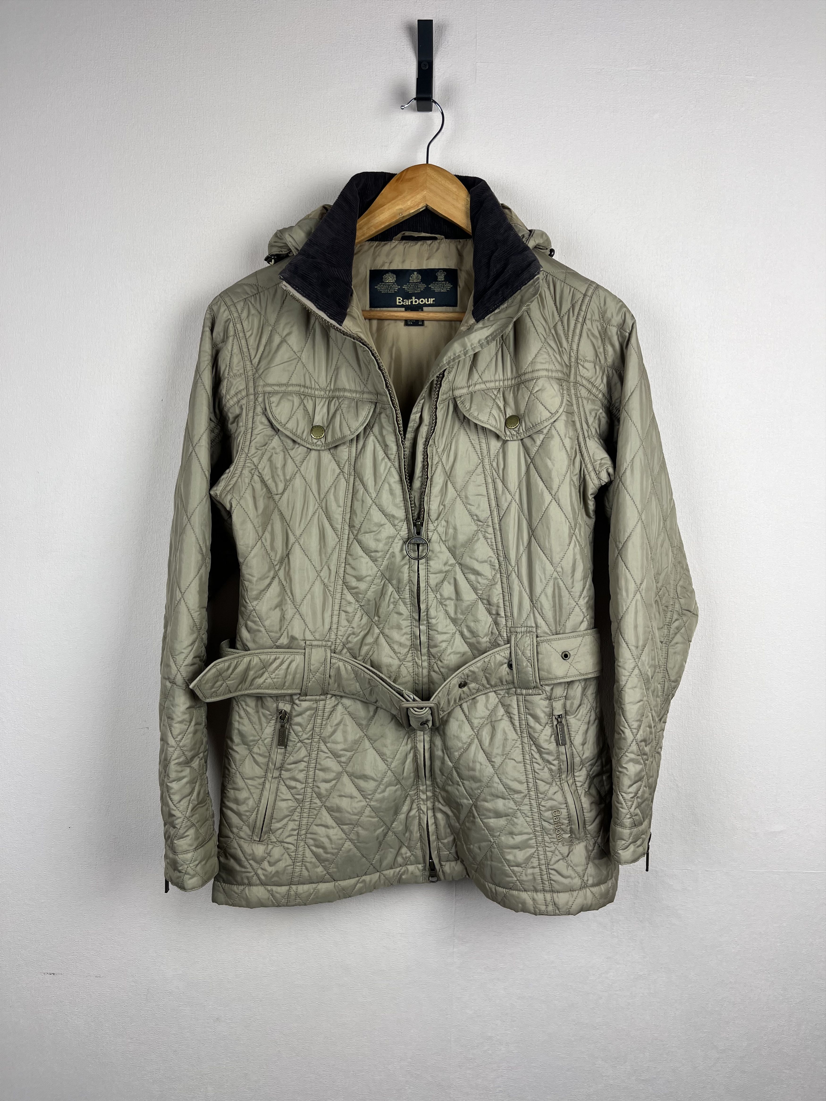 Barbour BARBOUR SIZE UK 10 US 6 BEIGE FLYWEIGHT GRACE QUILTED JACKET Size XS / US 0-2 / IT 36-38 - 10 Thumbnail