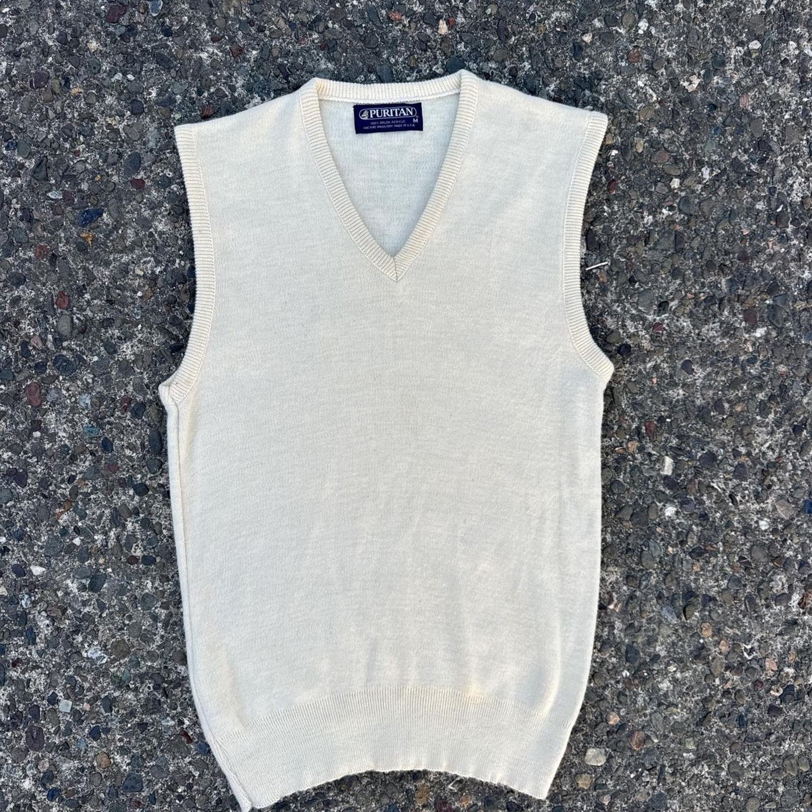 Puritan Vintage Puritan Acrylic Sweater Vest – Size Medium Size US M / EU 48-50 / 2 - 1 Thumbnail
