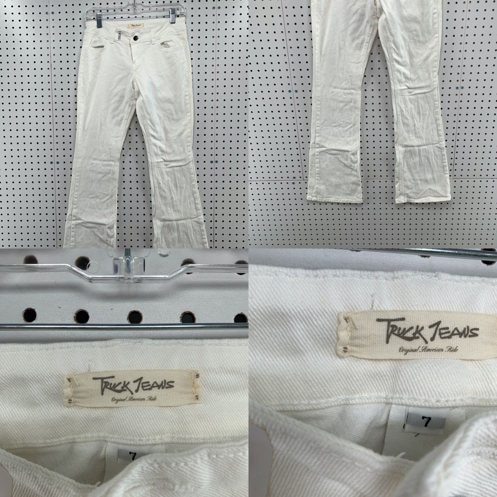 Denime Truck Jeans Womens White 7 Jeans 28X30 Denim Pants Size 28" / US 6 / IT 42 - 8 Thumbnail