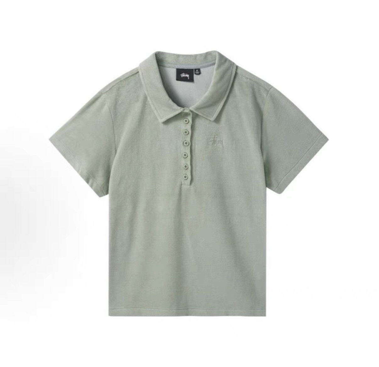 Stussy Stussy Women's Towel Fabric Polo Shirt K21 Size L / US 10 / IT 46 - 1 Thumbnail