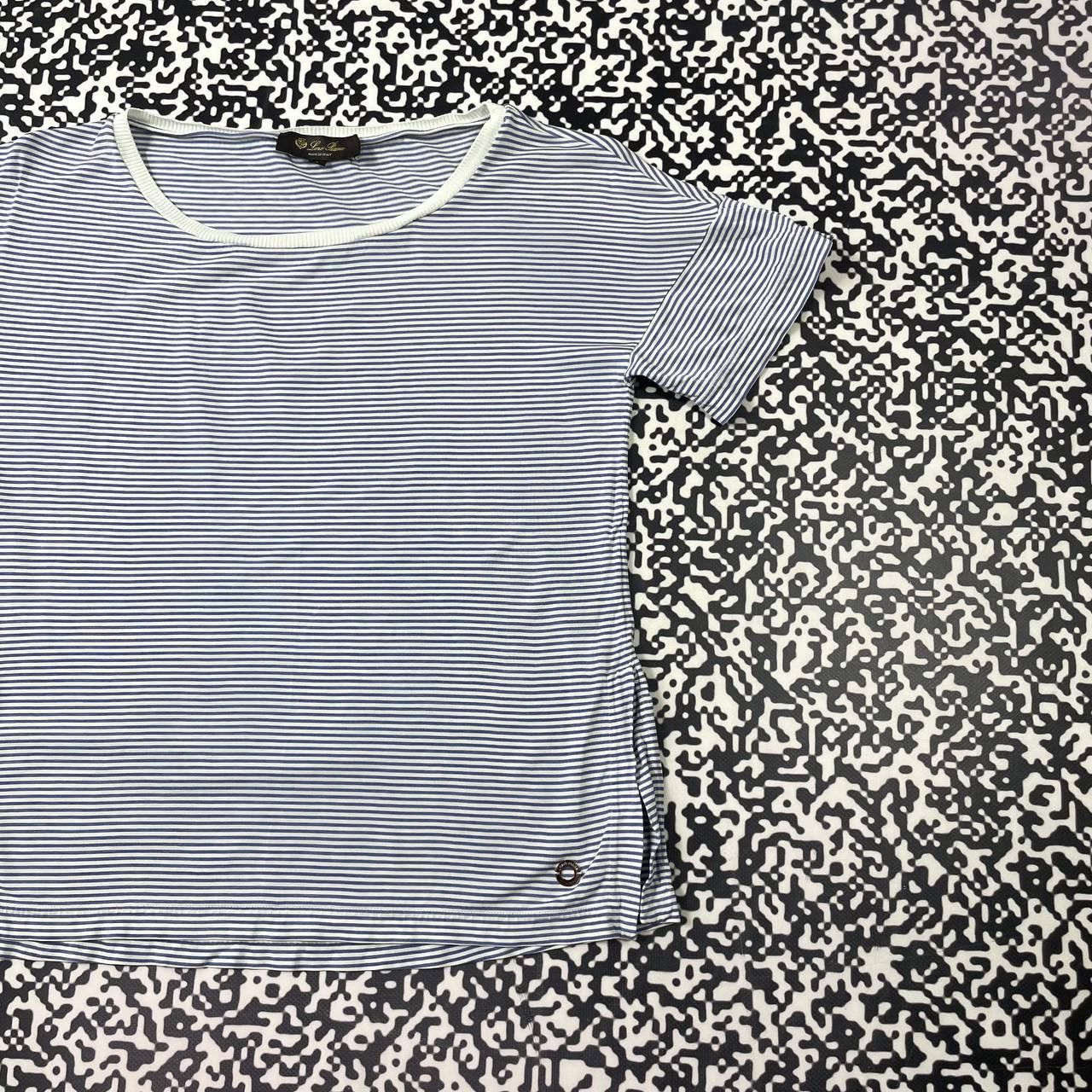 Loro Piana Luxury Stripped Retro Style T-shirt