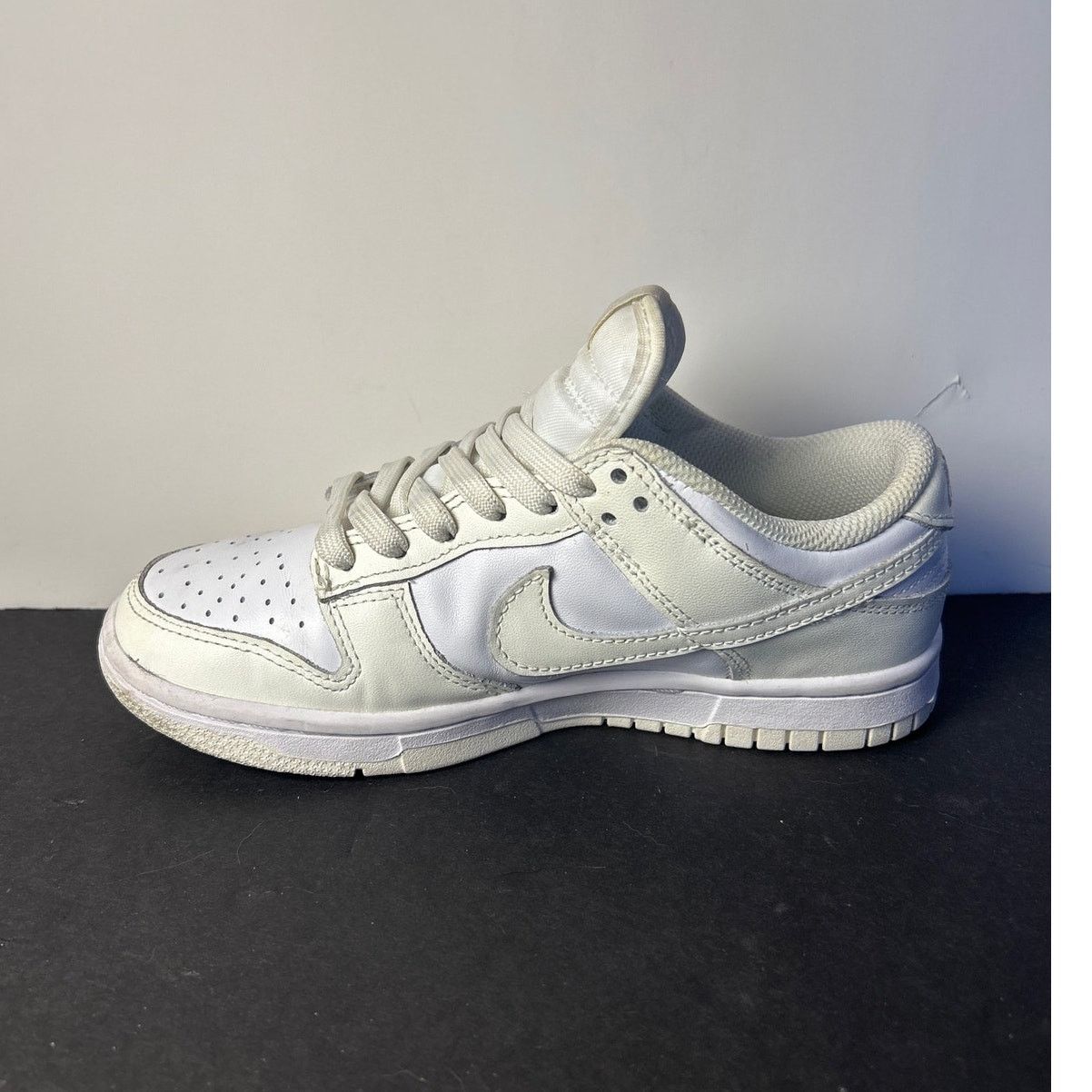 Nike Nike Women's Dunk Low White Sail Coconut Milk Size 5 Size US 5 / IT 35 - 2 Thumbnail