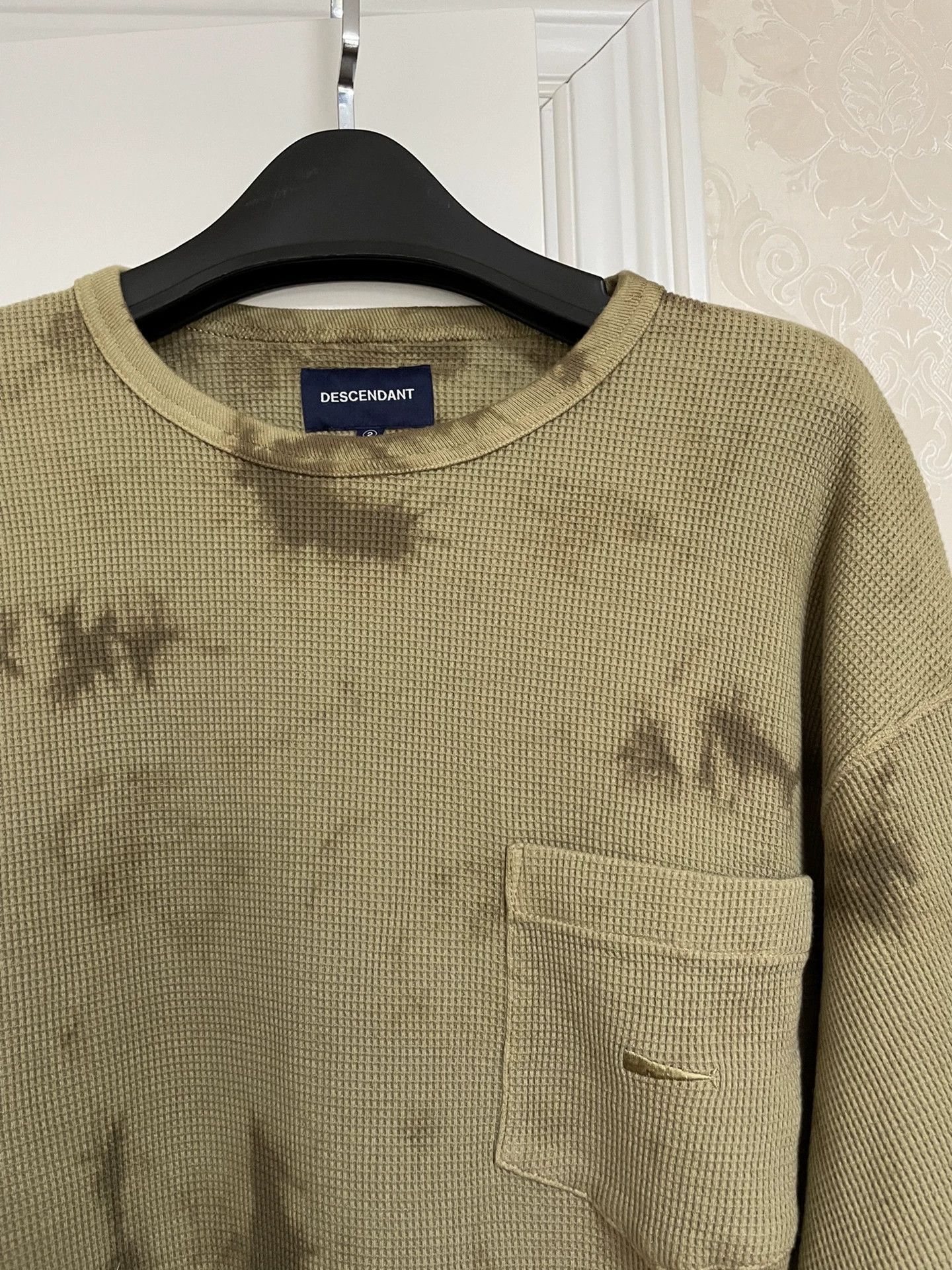 Descendant DESCENDANT Smoke Tie Dye Waffle LS Tee Size M Worn Once Size US M / EU 48-50 / 2 - 3 Thumbnail