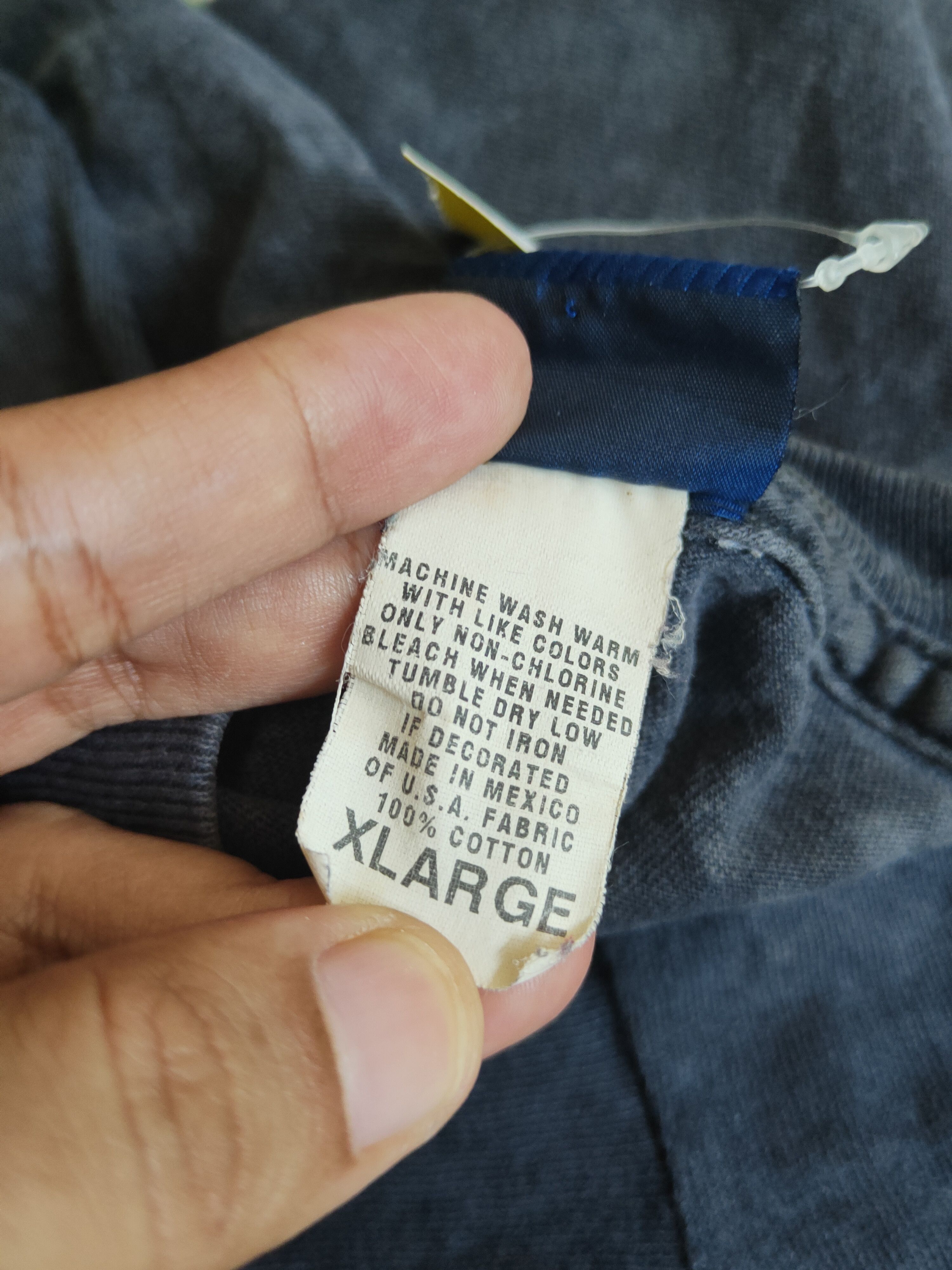Japanese Brand DL Most Navy Faded Short Sleeve T-shirt #1738 Size US XL / EU 56 / 4 - 11 Thumbnail