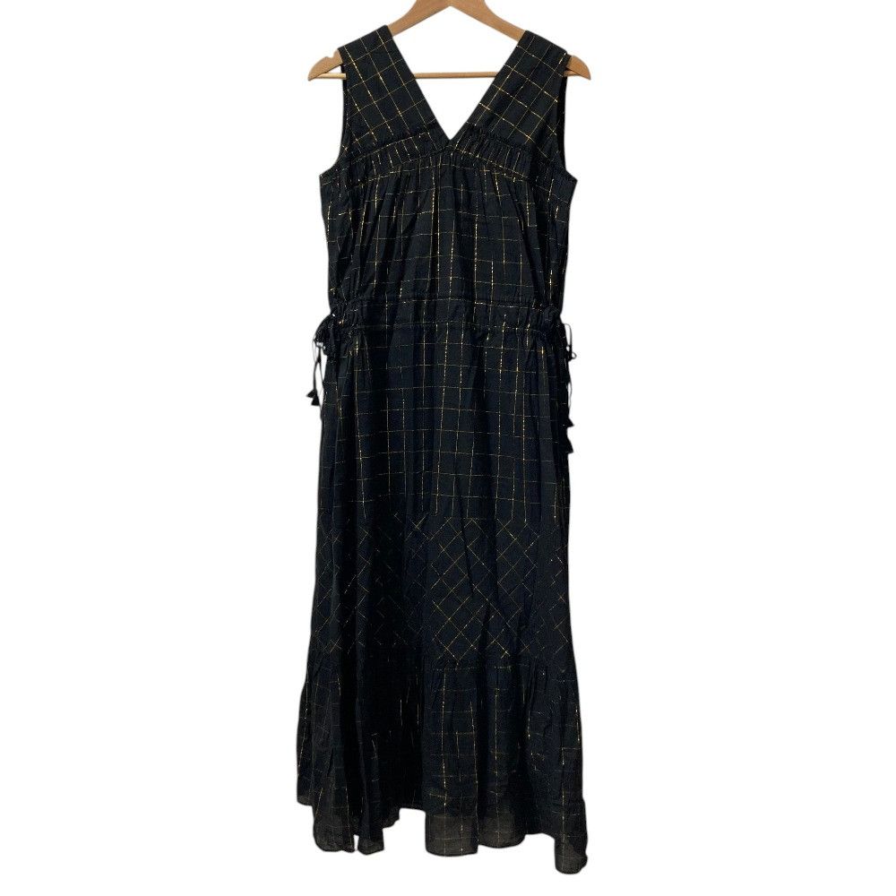 Other Other sara mallika Cotton Lurex Check Dress Textile Dresses 020321SD2 DUTY FREE for USA Size ONE SIZE - 1 Thumbnail