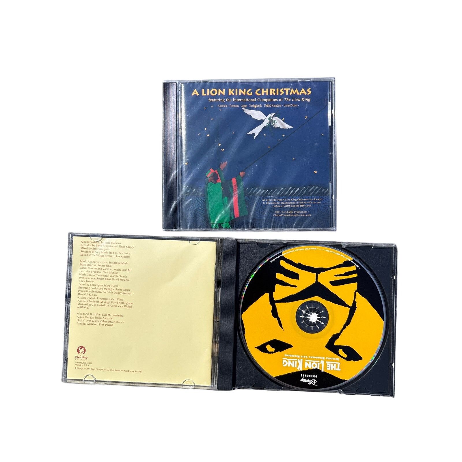 Disney Original Broadway Cast recording & a lion King Christmas Size ONE SIZE - 3 Thumbnail