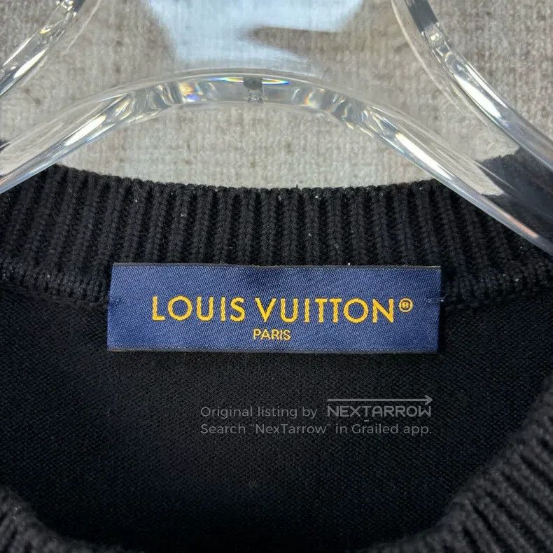 Louis Vuitton Louis Vuitton FW22 Pin Letter Embroidery Logo Crew Neck Sh Size US L / EU 52-54 / 3 - 4 Thumbnail