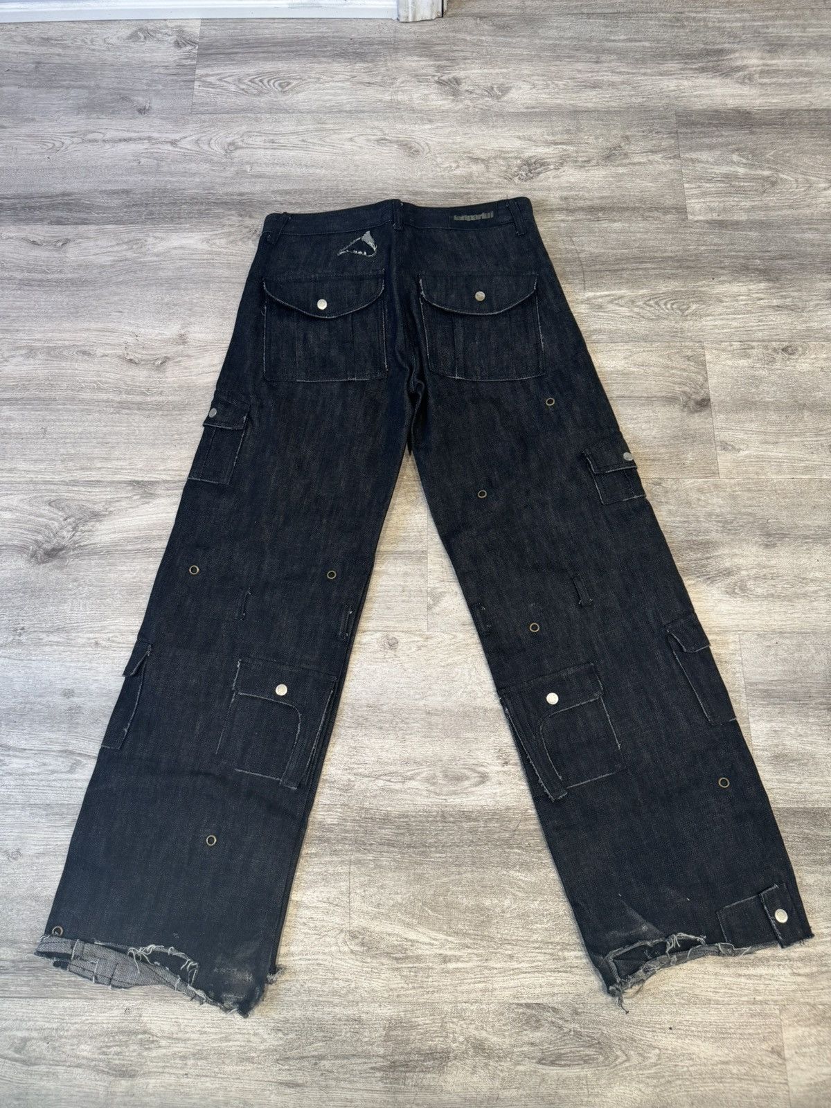 Japanese Brand BLACK CARGO DENIM Size US 32 / EU 48 - 2 Thumbnail