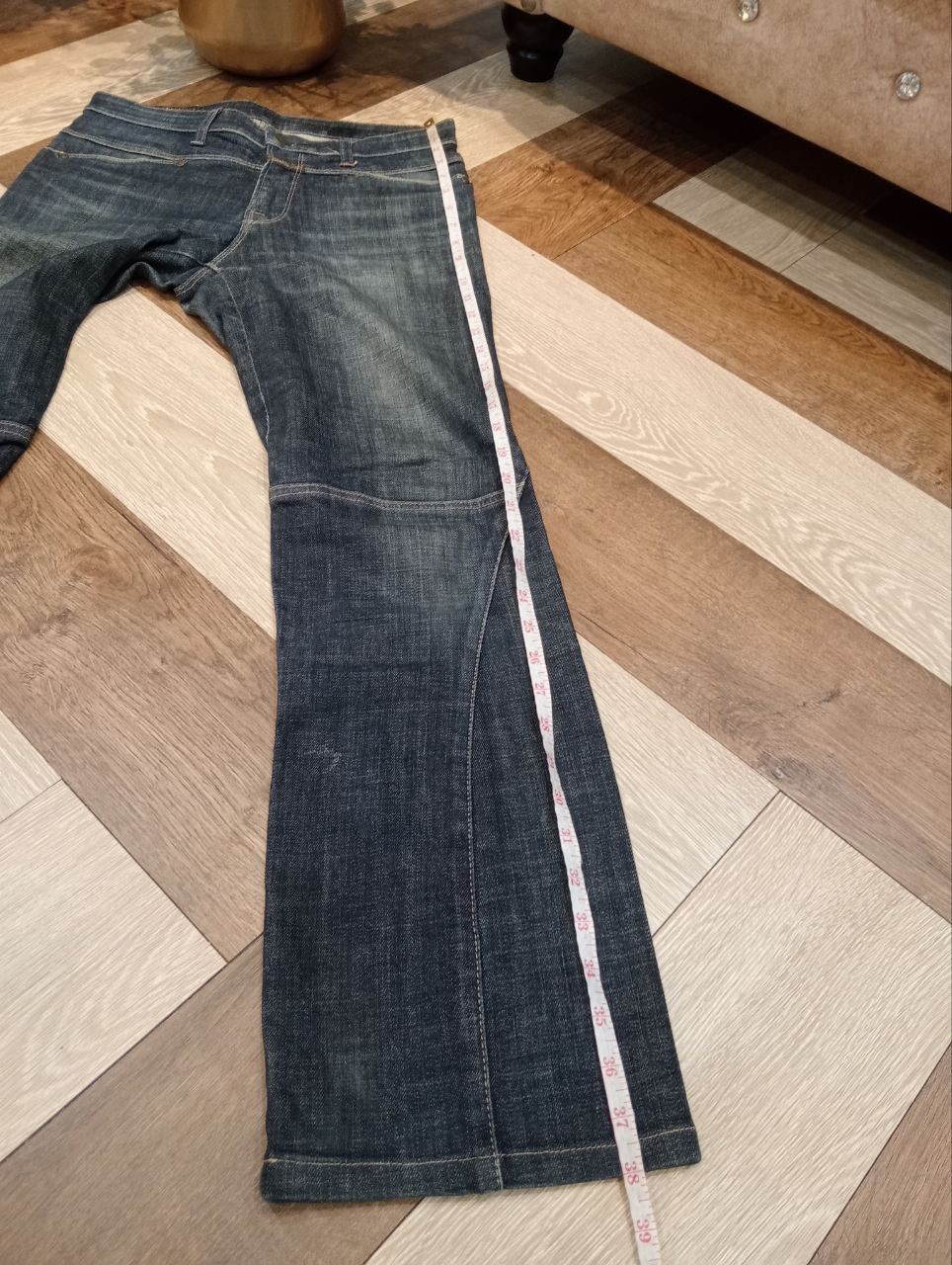 Marithe + Francois Girbaud MARITHE FRANCOIS GIRBAUD FLARED STRETCH JEANS - SIZE S Size US 30 / EU 46 - 14 Thumbnail