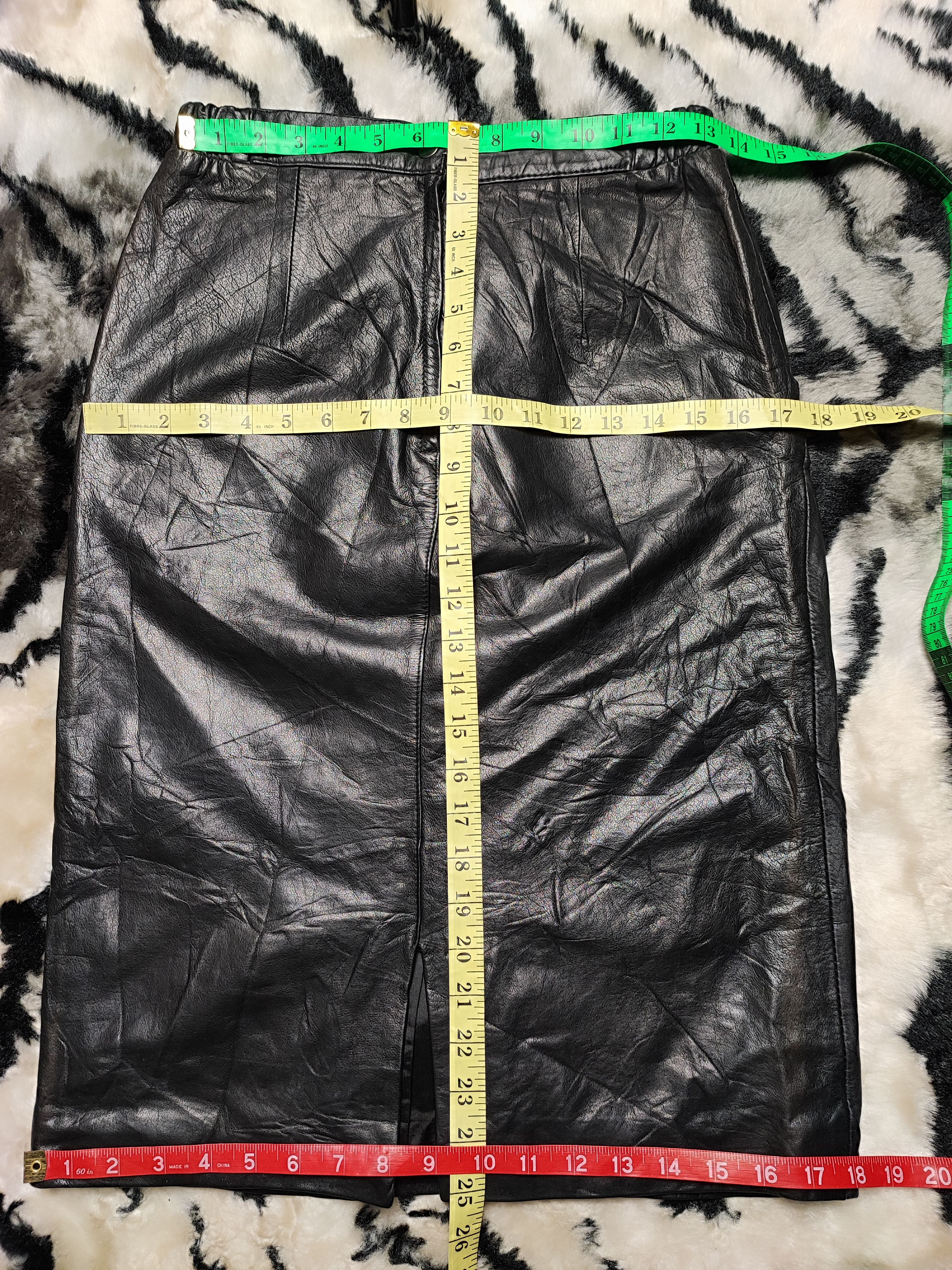 Japanese Brand Leather Skirt by U.L.C Size 27" / US 4 / IT 40 - 11 Thumbnail