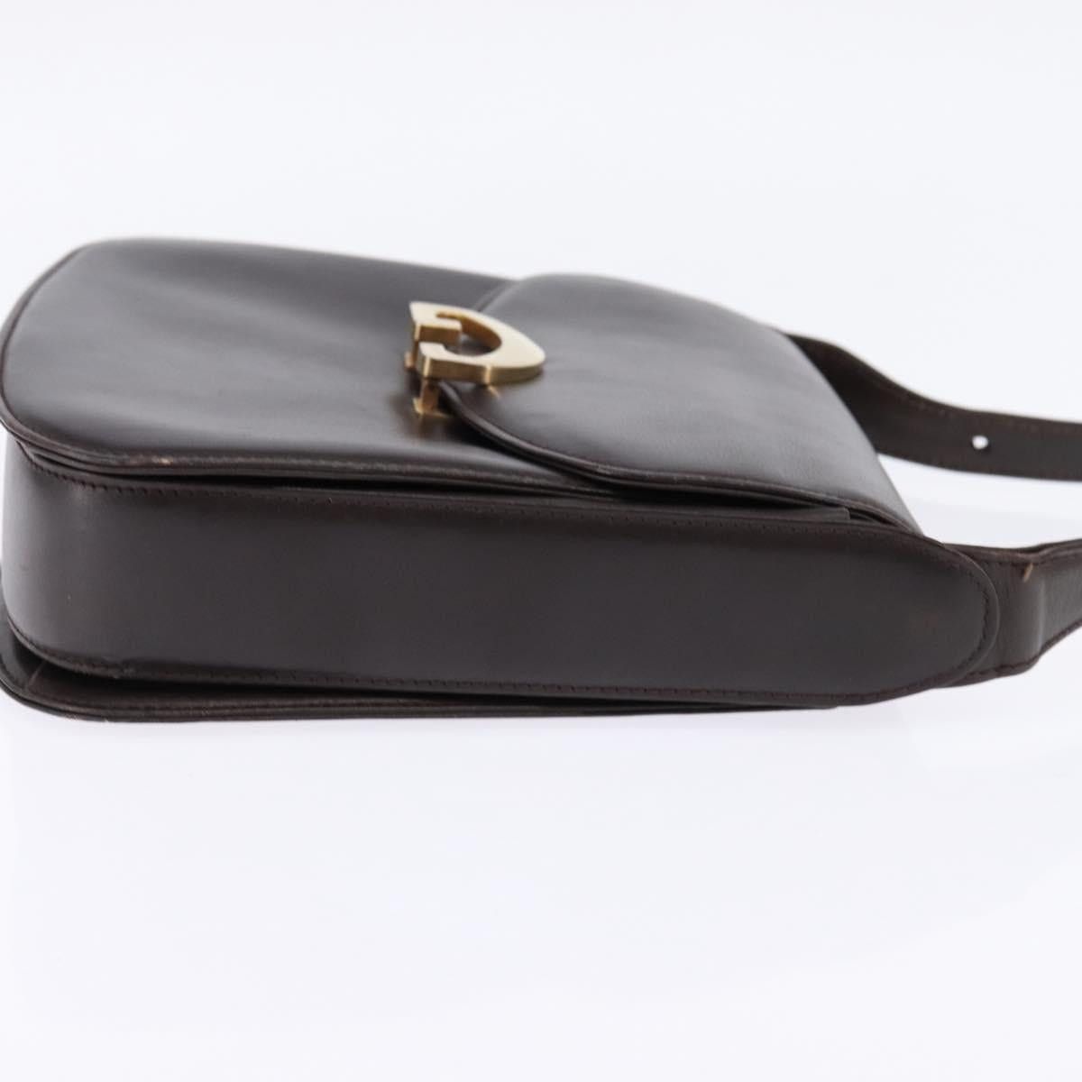 Gucci GUCCI Shoulder Bag Leather Brown Gold Size ONE SIZE - 5 Thumbnail
