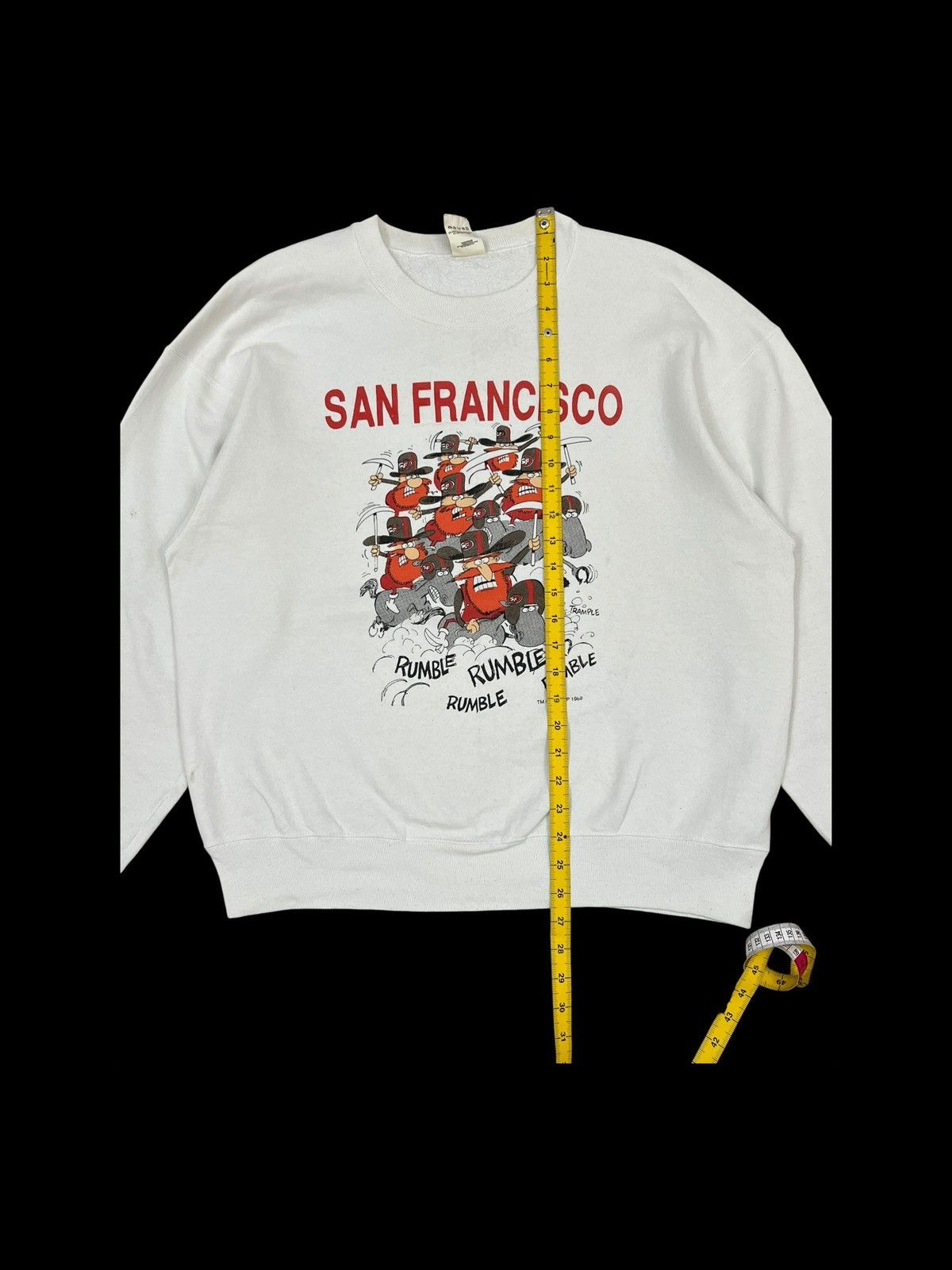 NFL VINTAGE 1989 49ERS AMERICAN FOOTBALL SPORT SWEATSHIRT Size US L / EU 52-54 / 3 - 10 Thumbnail