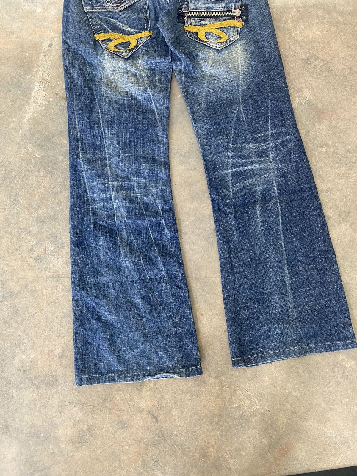 Hysteric Glamour Sick☠️ Red Pepper Flare Jeans Punk Grunge Lgb Size US 30 / EU 46 - 9 Thumbnail