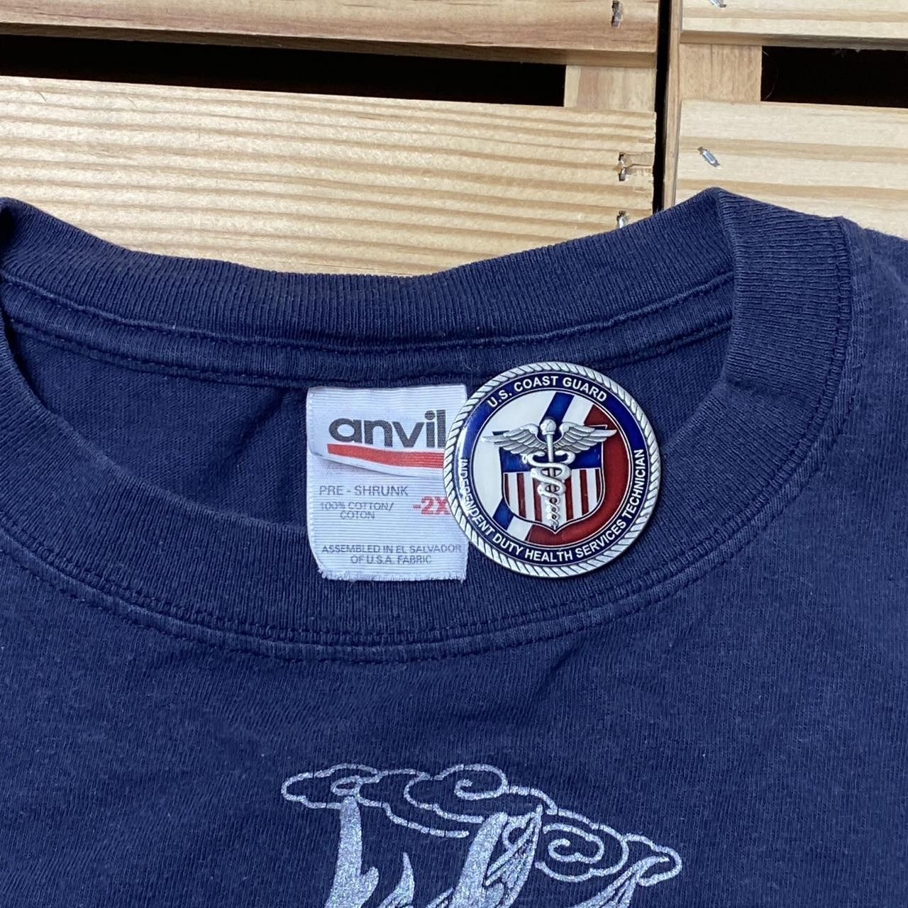 Anvil Vintage Chinese Dragon 1997 Navy Blue Art Tee Size 2XL Size US XXL / EU 58 / 5 - 3 Thumbnail