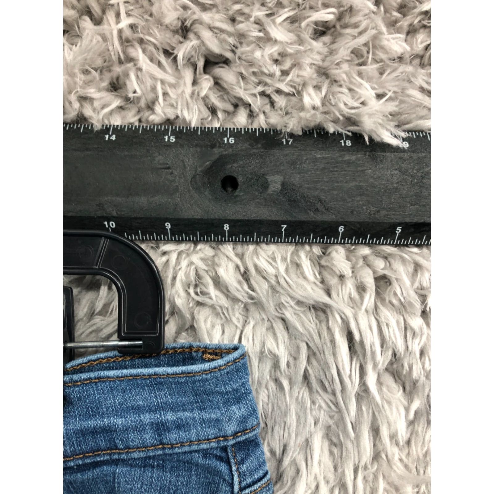 Lee Lee Relaxed Fit Straight Jeans Petite 12P Blue Denim Womens Jeans Size 34" / US 12 / IT 48 - 2 Thumbnail