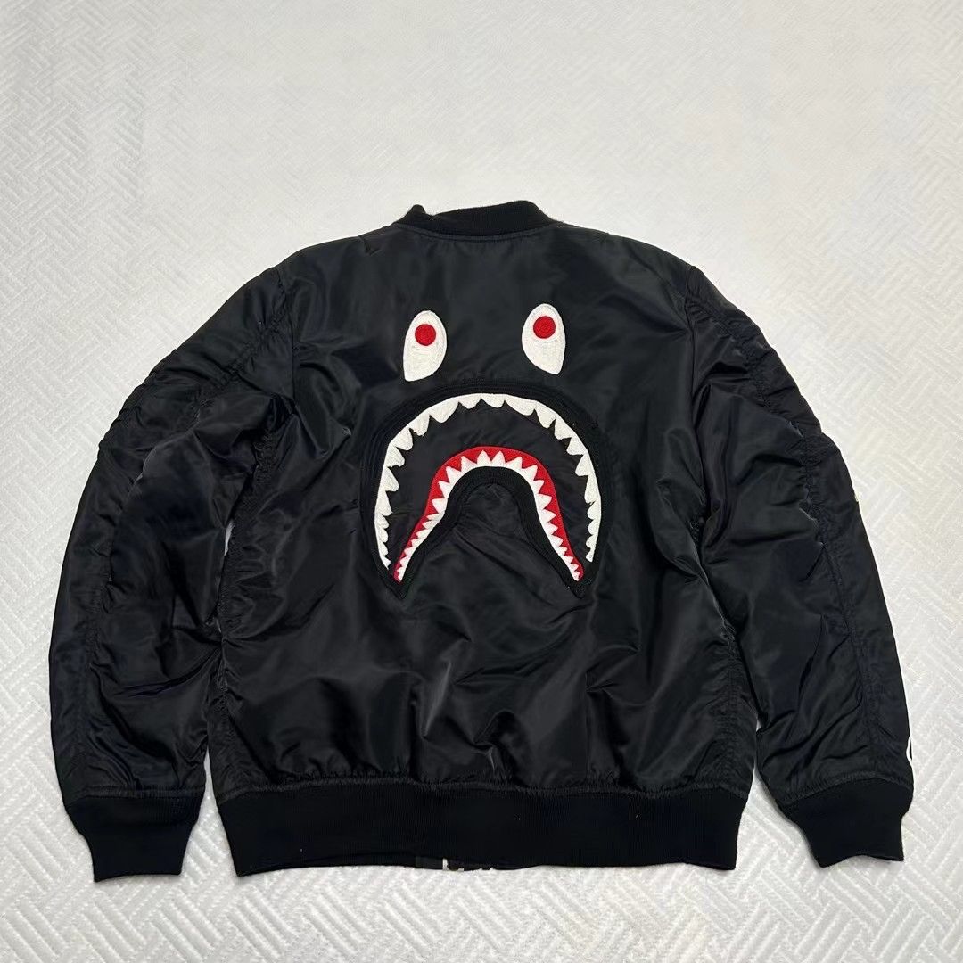 Bape BAPE SHARK MA-1 JACKET Size US M / EU 48-50 / 2 - 2 Thumbnail