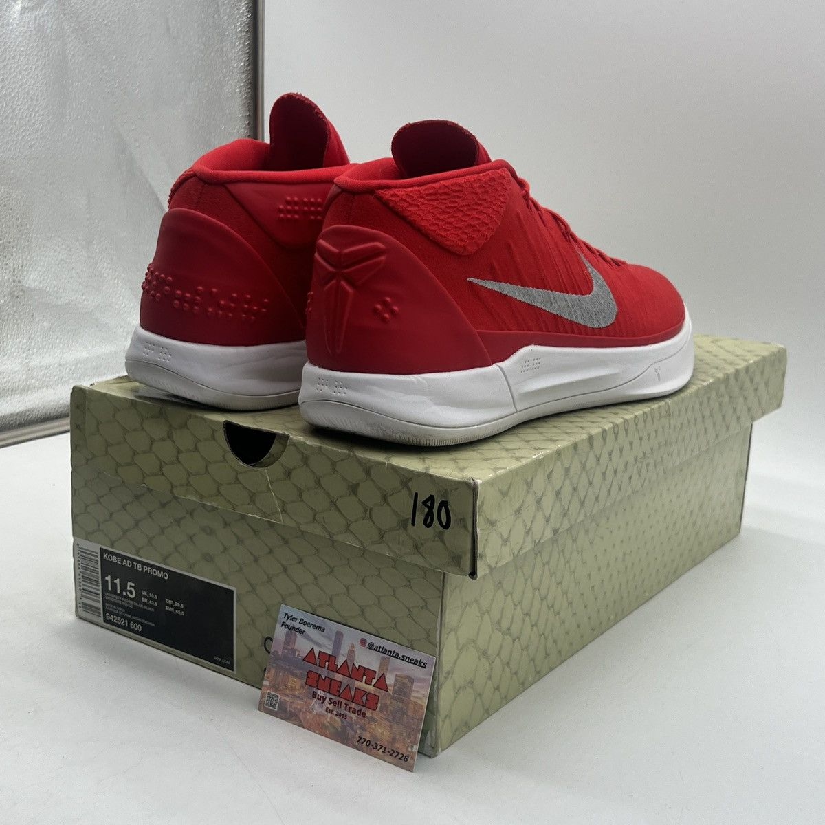 Nike Kobe a.d mid red Size US 11.5 / EU 44-45 - 5 Thumbnail