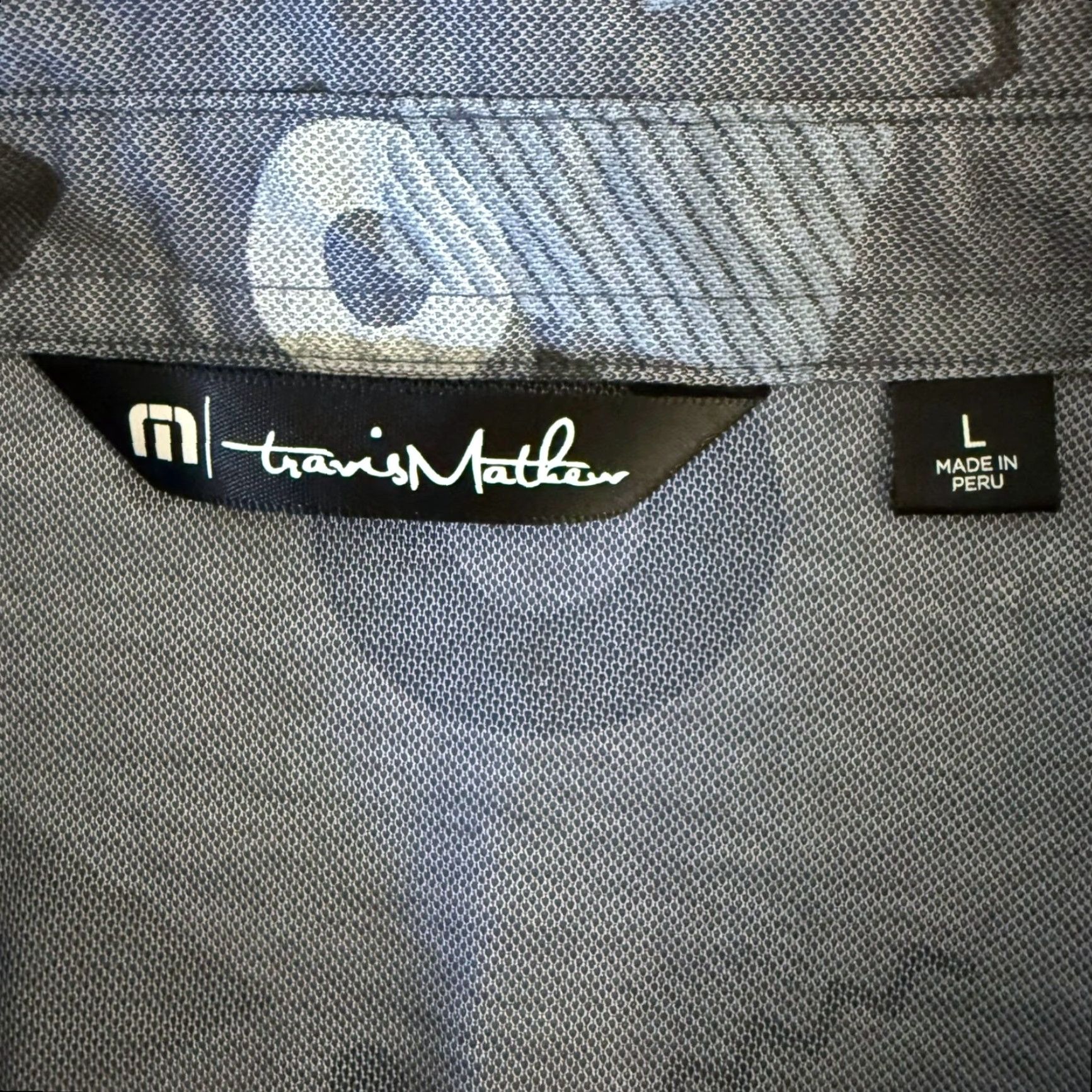 TravisMathew Travis Mathew Rat Pack Short-Sleeve Polo Shirt Blue Men L Golf Casual Size US L / EU 52-54 / 3 - 7 Thumbnail