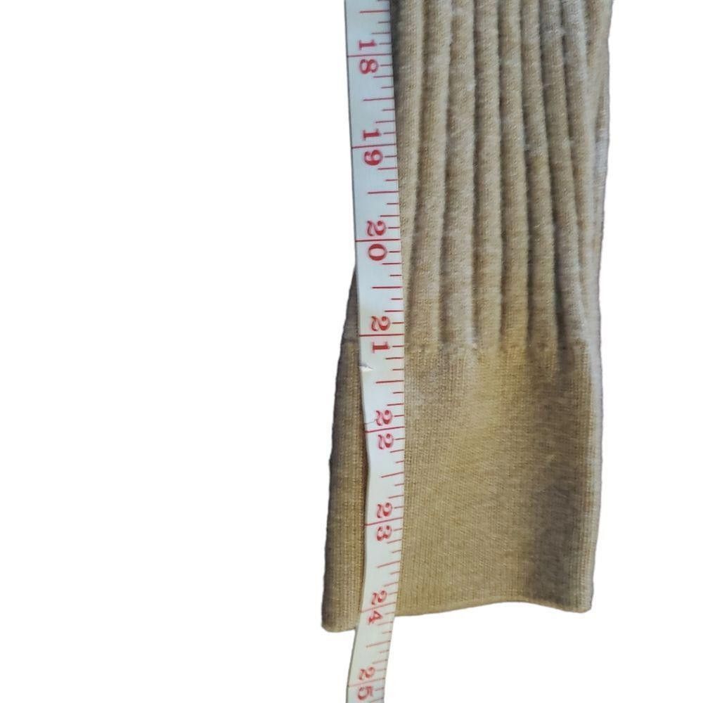 Designer CT1298a CYNTHIA ROWLEY LADIES WOOL SWEATER. TAUPE. LARGE Size L / US 10 / IT 46 - 8 Thumbnail