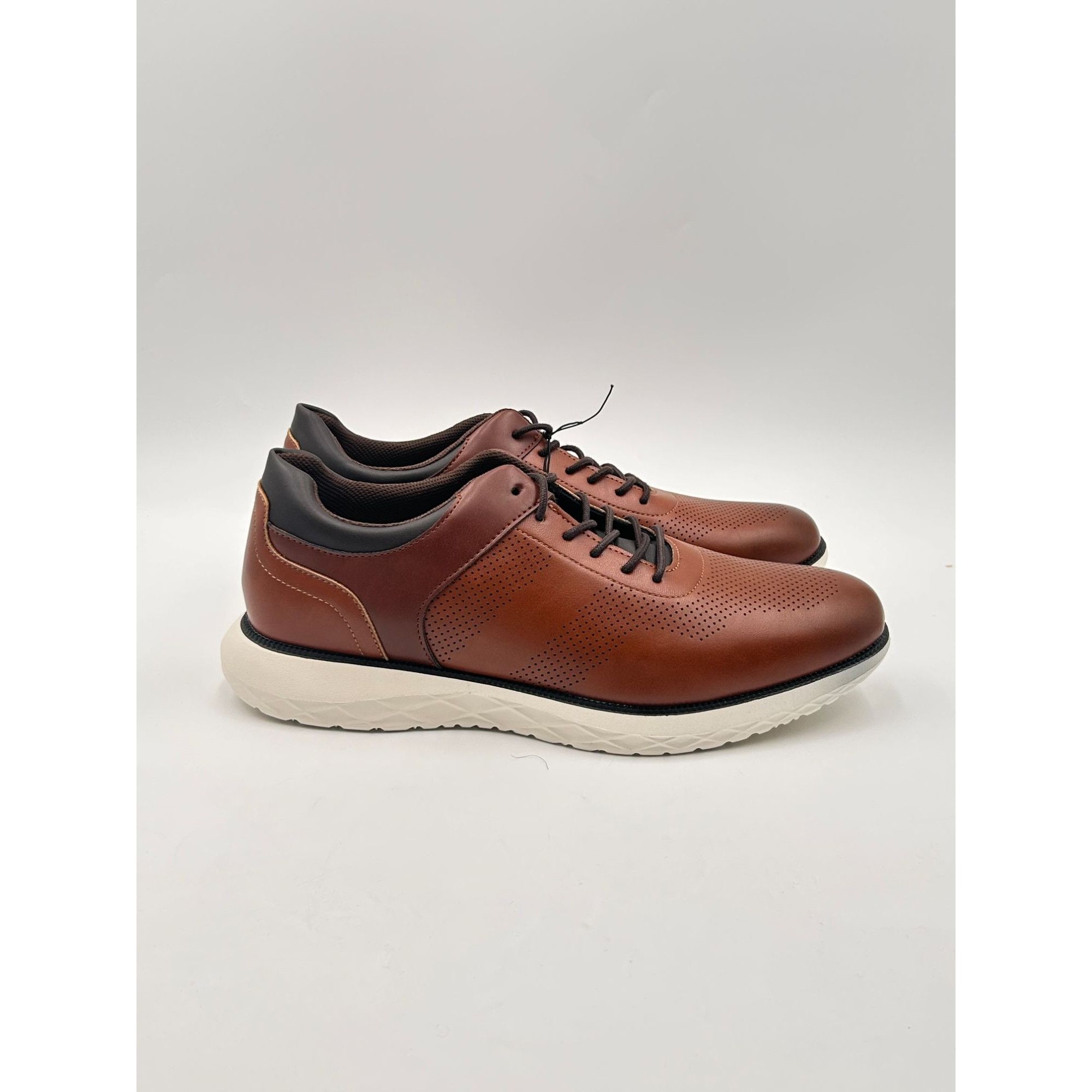 Perry Ellis Perry Ellis Portfolio Men’s Brown Casual Shoes Size 11 Perfo Size US 11 / EU 44 - 4 Thumbnail
