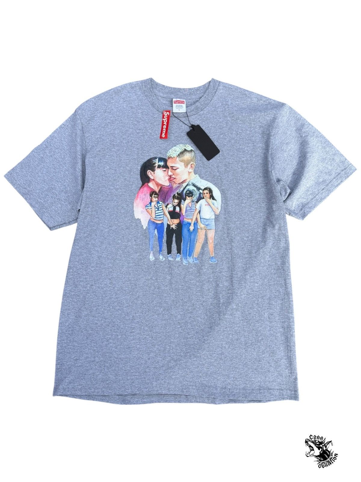 Supreme Supreme kissing t shirt Size US L / EU 52-54 / 3 - 1 Thumbnail