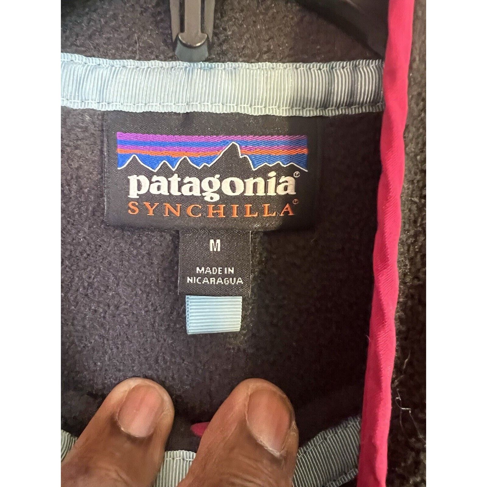 Patagonia Patagonia Synchilla Snap-T Womens Medium Sweater Jacket Pink Size M / US 6-8 / IT 42-44 - 4 Thumbnail