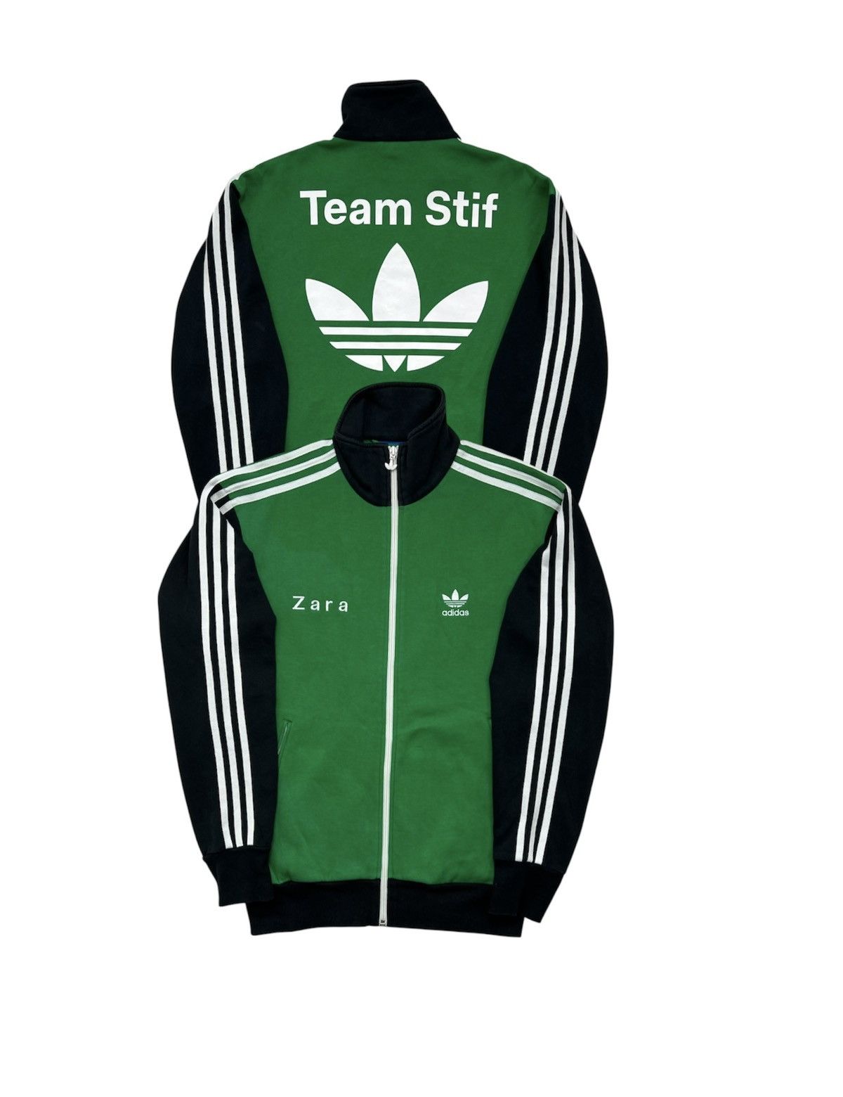 Adidas Sweatshirt Adidas Team Stif Zara Stripes Zipped Y2K Size US M / EU 48-50 / 2 - 1 Thumbnail
