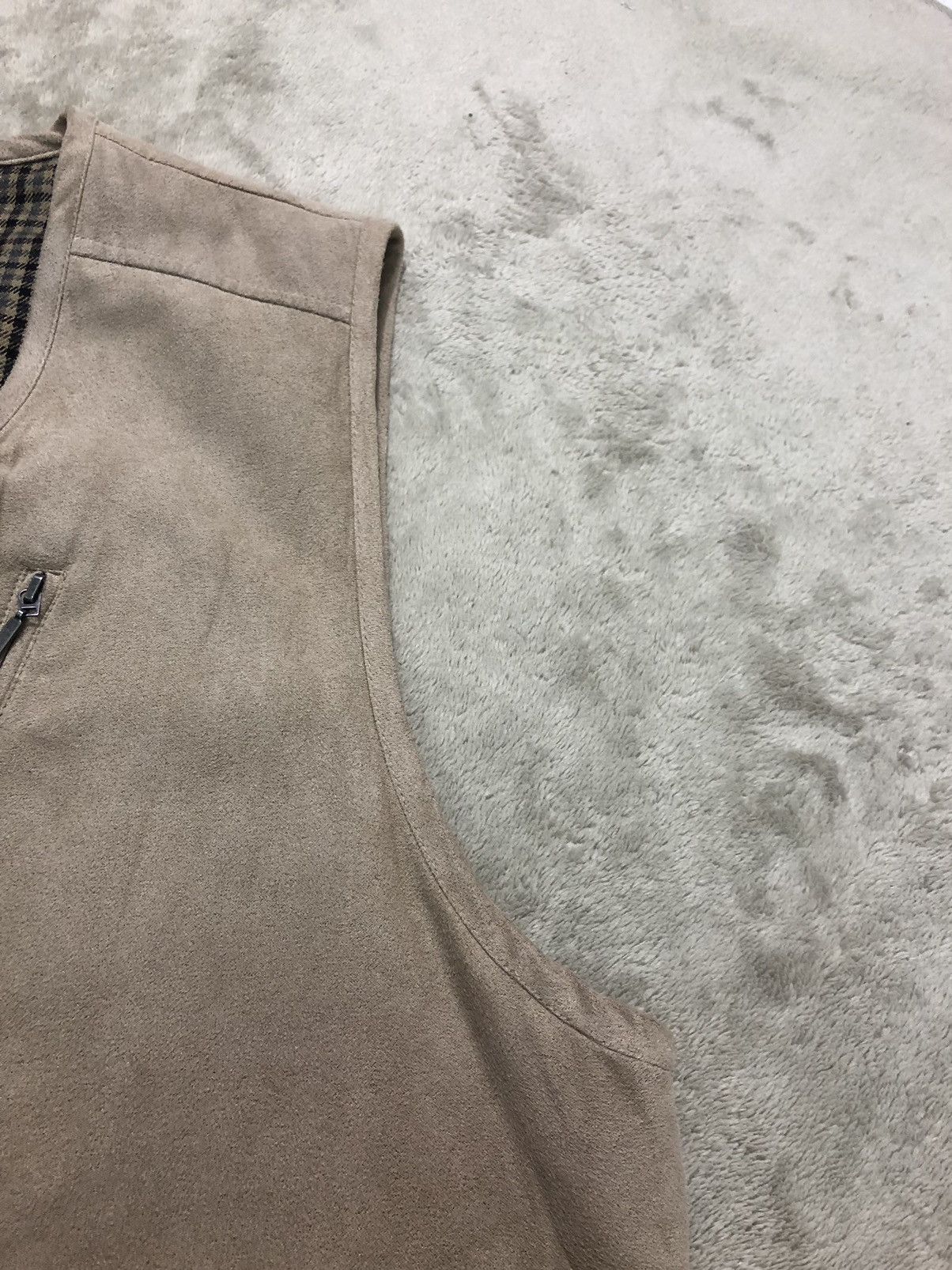 Japanese Brand × Vintage 💥Vintage Nicole St Gilles Multi Pocket Outdoor Suede Vest Size US M / EU 48-50 / 2 - 6 Thumbnail