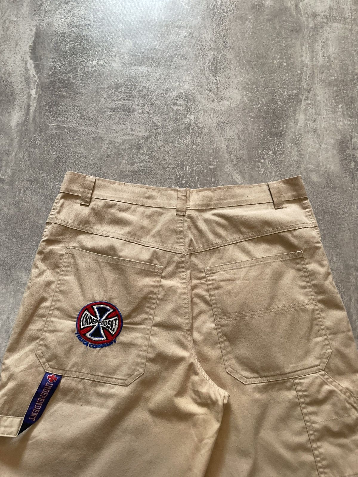 Independent Trading Co. × Independent Truck Co. × Vintage Vintage Independent Skateboarding Carpenter Rap Shorts 90s Size US 34 / EU 50 - 12 Thumbnail
