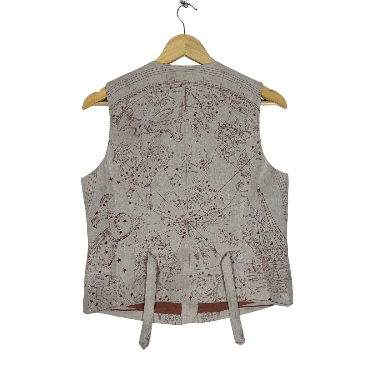 Hermes ☀️HERMES POP ART OVER PRINT BUTTON VEST Size S / US 4 / IT 40 - 9 Thumbnail