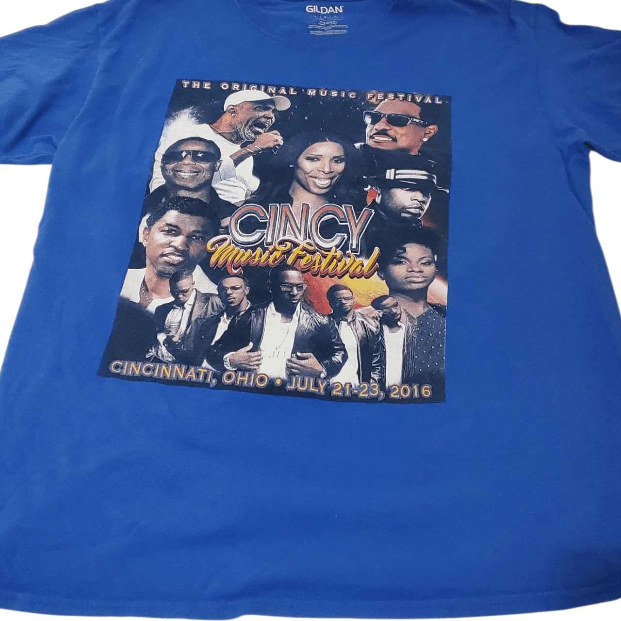 Vintage 2016 Cincy Music Festival Talib Kweli Fantasia T-Shirt Size US L / EU 52-54 / 3 - 2 Thumbnail