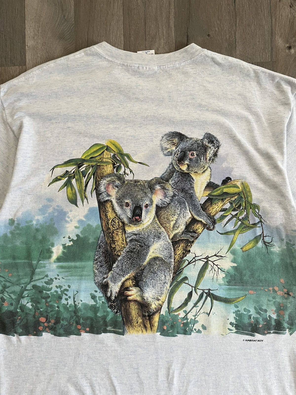 Habitat 90s Habitat Koala Bear Wrap around Tee Size US XL / EU 56 / 4 - 7 Thumbnail