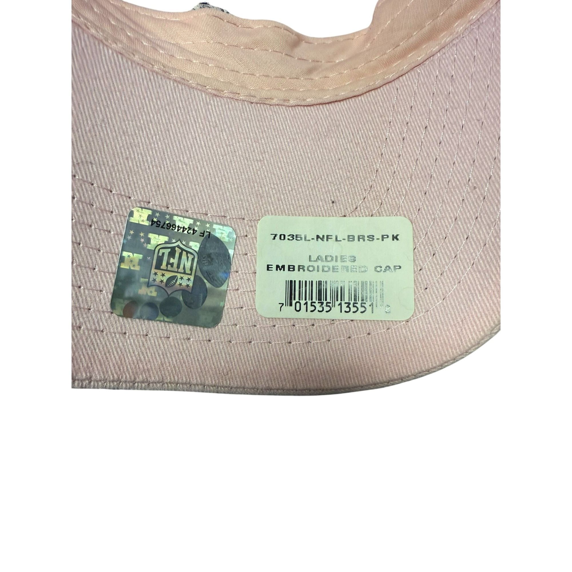 Reebok NWT Ladies Pink Chicago Bears Embroidered Cap Adjustable Vel Size ONE SIZE - 5 Thumbnail