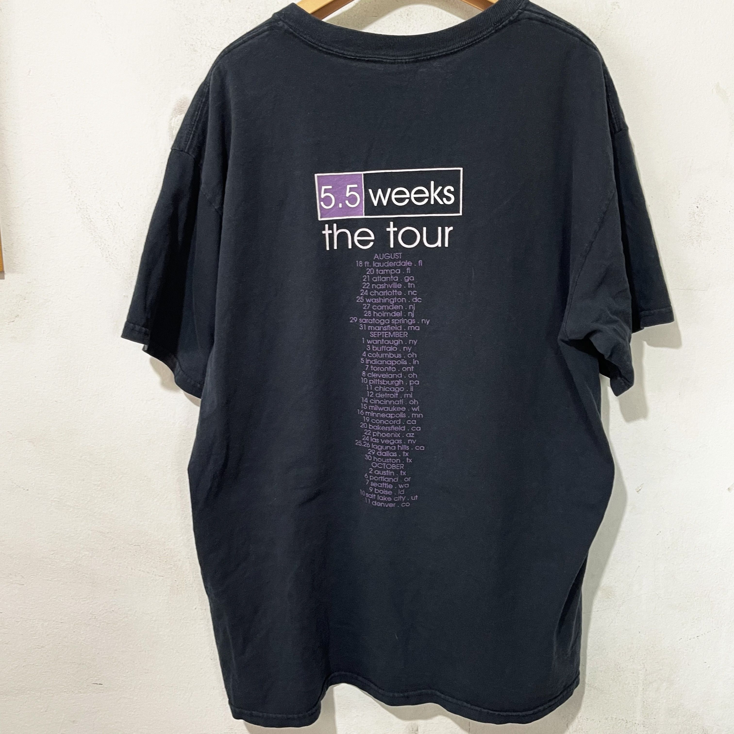 Band Tees Vintage 90s Tori Amos 5.5 Weeks The Tour T-Shirt Size US XL / EU 56 / 4 - 4 Thumbnail