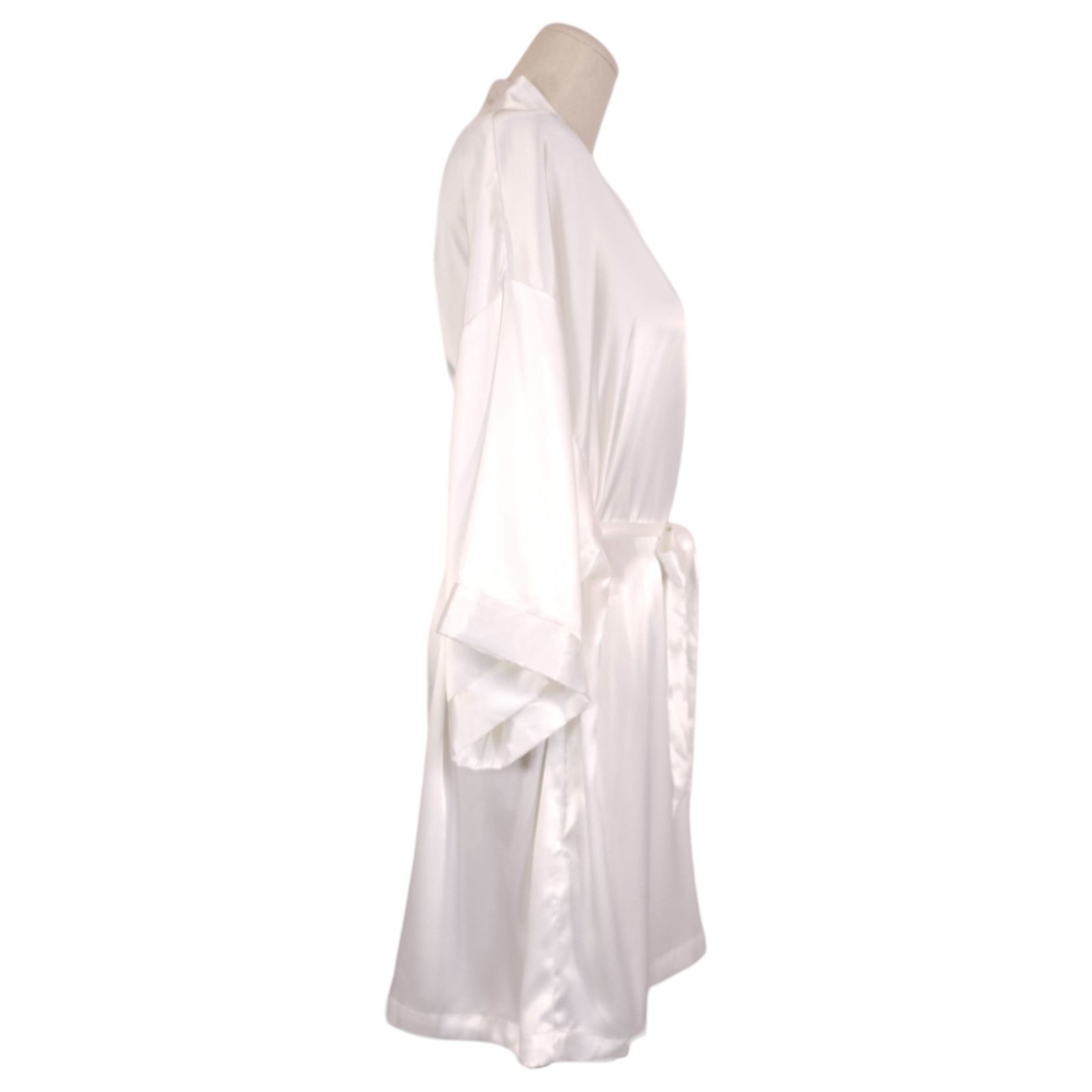 Victoria's Secret Victoria's Secret I Do Rhinestone Bride Satin Robe White Size ONE SIZE - 5 Thumbnail